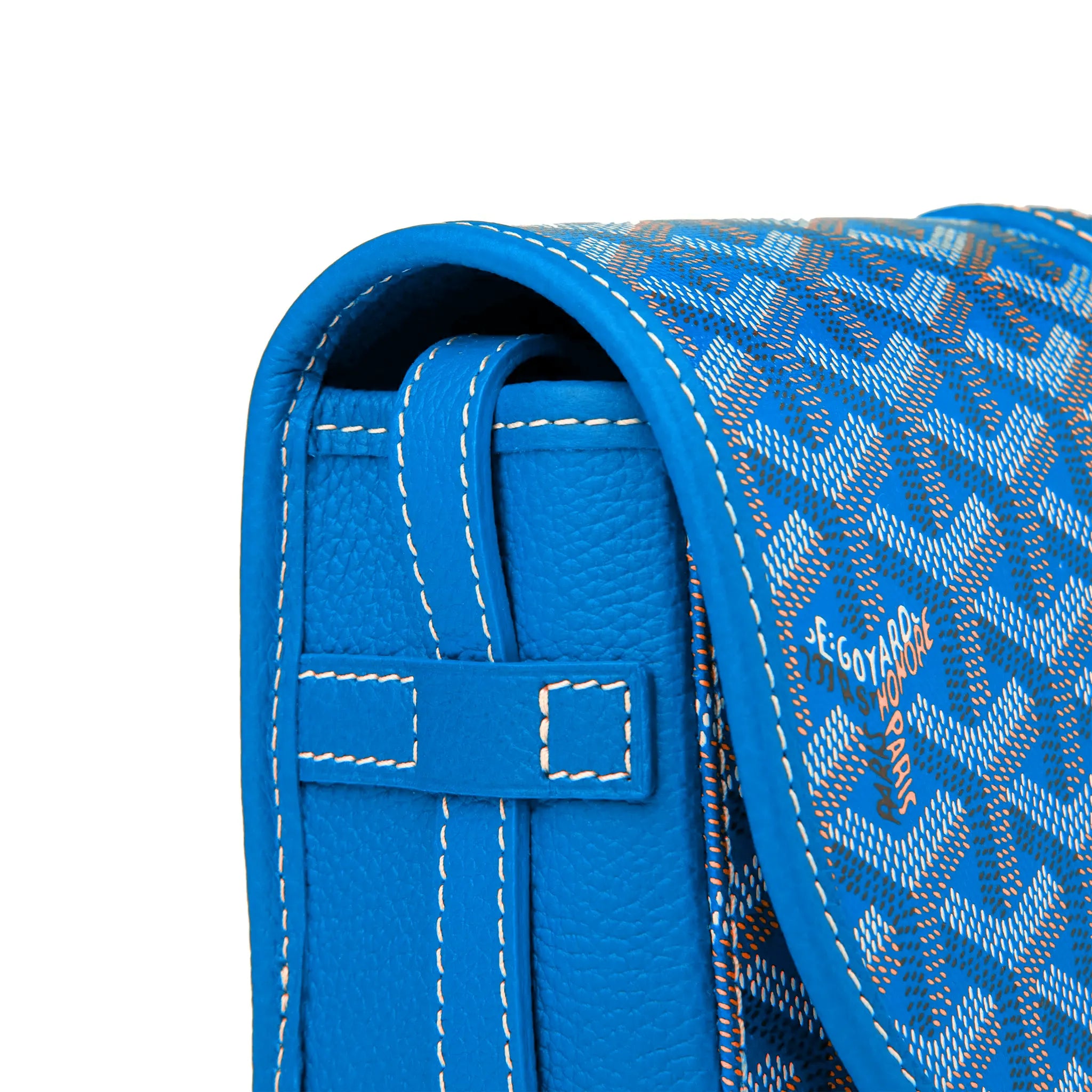 Goyard Goyardine Belvedere II Sky Blue PM Messenger Bag - Luxury Crossbody Shoulder Bag for Women & Men - Perfect for Travel, Work & Everyday Use