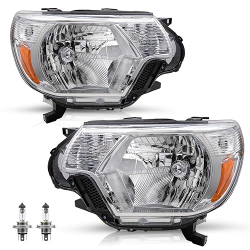 Chrome Housing with Amber Reflector