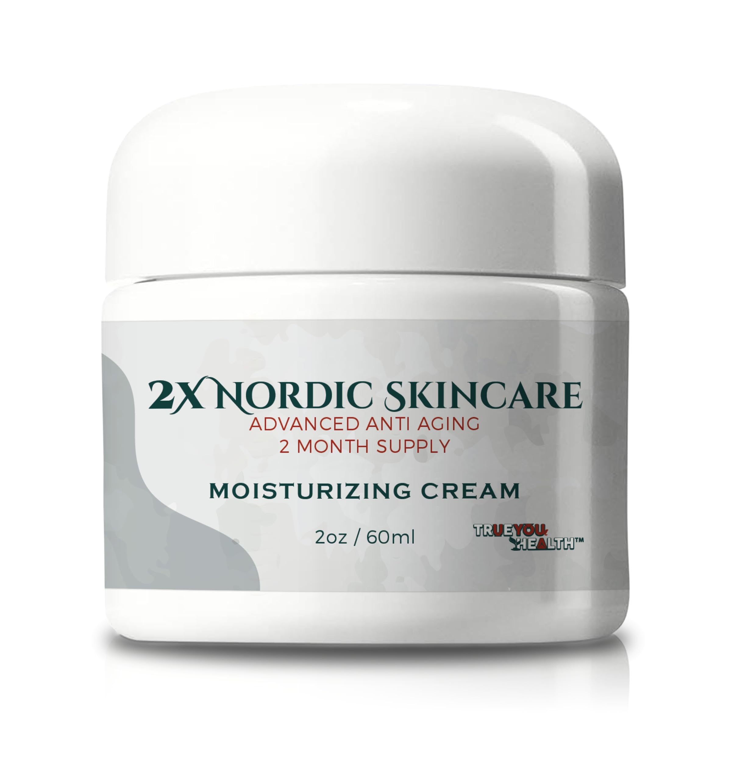 2 Pack Nordic Skincare Anti-Aging Face Cream - 2 Month Supply with Vitamin A, Collagen & Ceramide - Hydrating & Firming Moisturizer for Wrinkles & Dark Spots - Day & Night Cream for Dry, Mature Skin - Perfect for Daily Skincare Routine & Travel