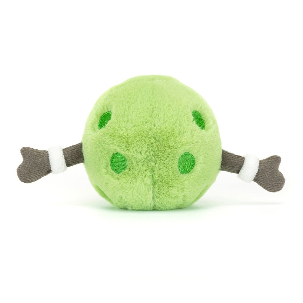 Jellycat Amuseables Sports Pickleball Plush Toy - Soft & Cuddly Stuffed Animal for Kids & Adults - Perfect for Pickleball Lovers, Gift Ideas, and Home Decor