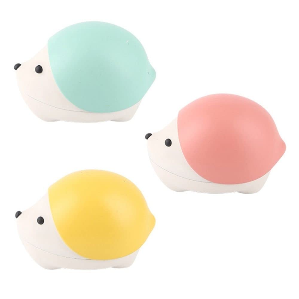 Magnetic Hedgehog Paper Clip Holder - Cute Office Desk Organizer with Strong Magnet for Paperclips, Pins & Notes - Perfect for Home, Office & School Organization (Blue)