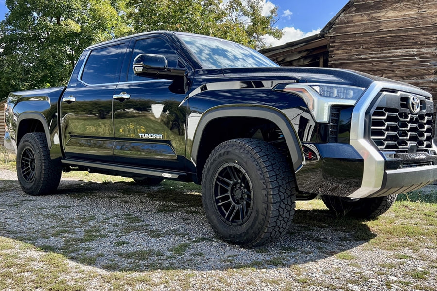 2022+ Toyota Tundra Rock Slider Steps by Rock Slide Engineering - Heavy Duty Off-Road Protection for Truck Adventures