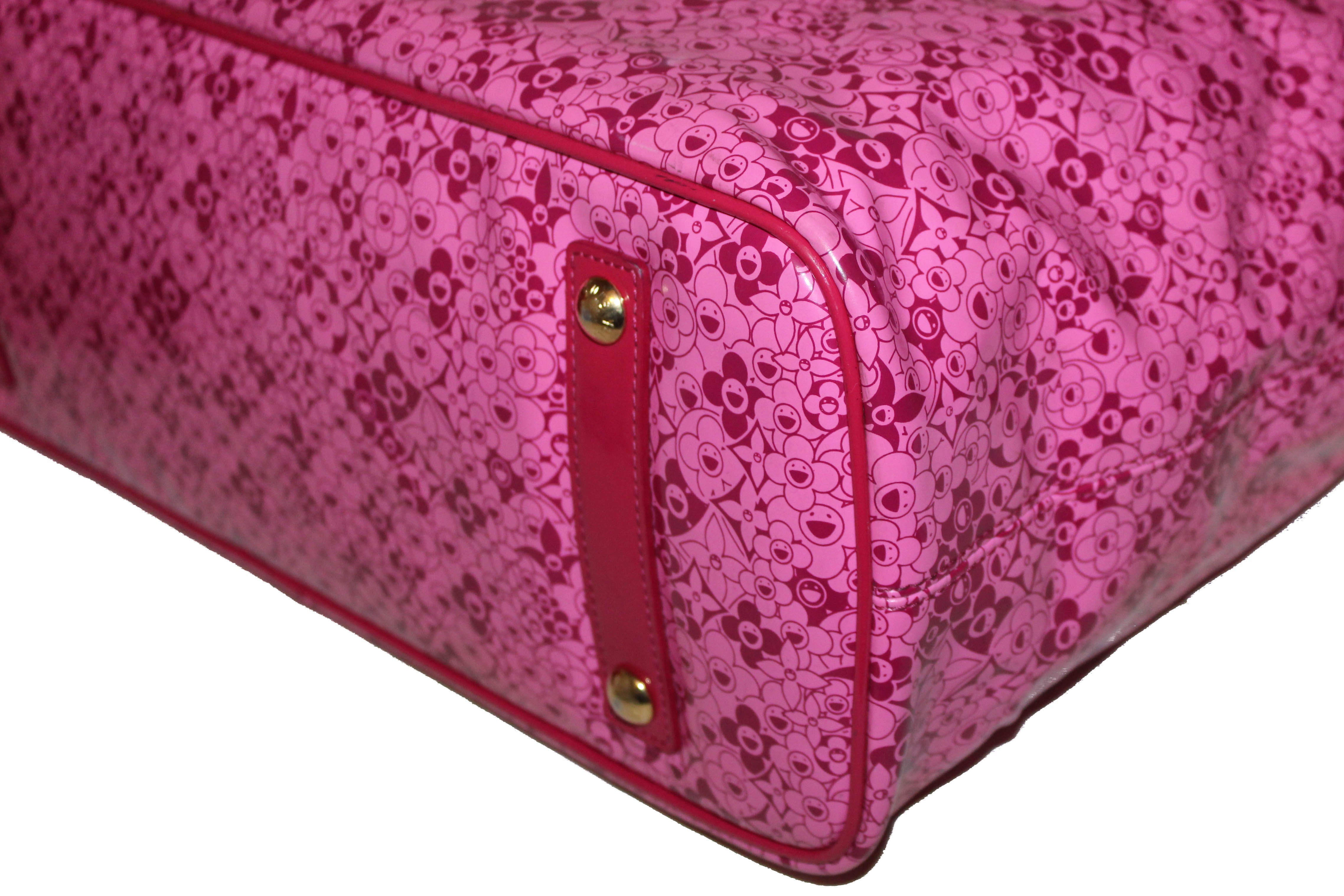 Authentic Louis Vuitton Limited Edition Pink Patent Leather Cosmic Blossom GM Tote Bag - Luxury Designer Handbag for Women, Perfect for Work, Travel & Special Occasions