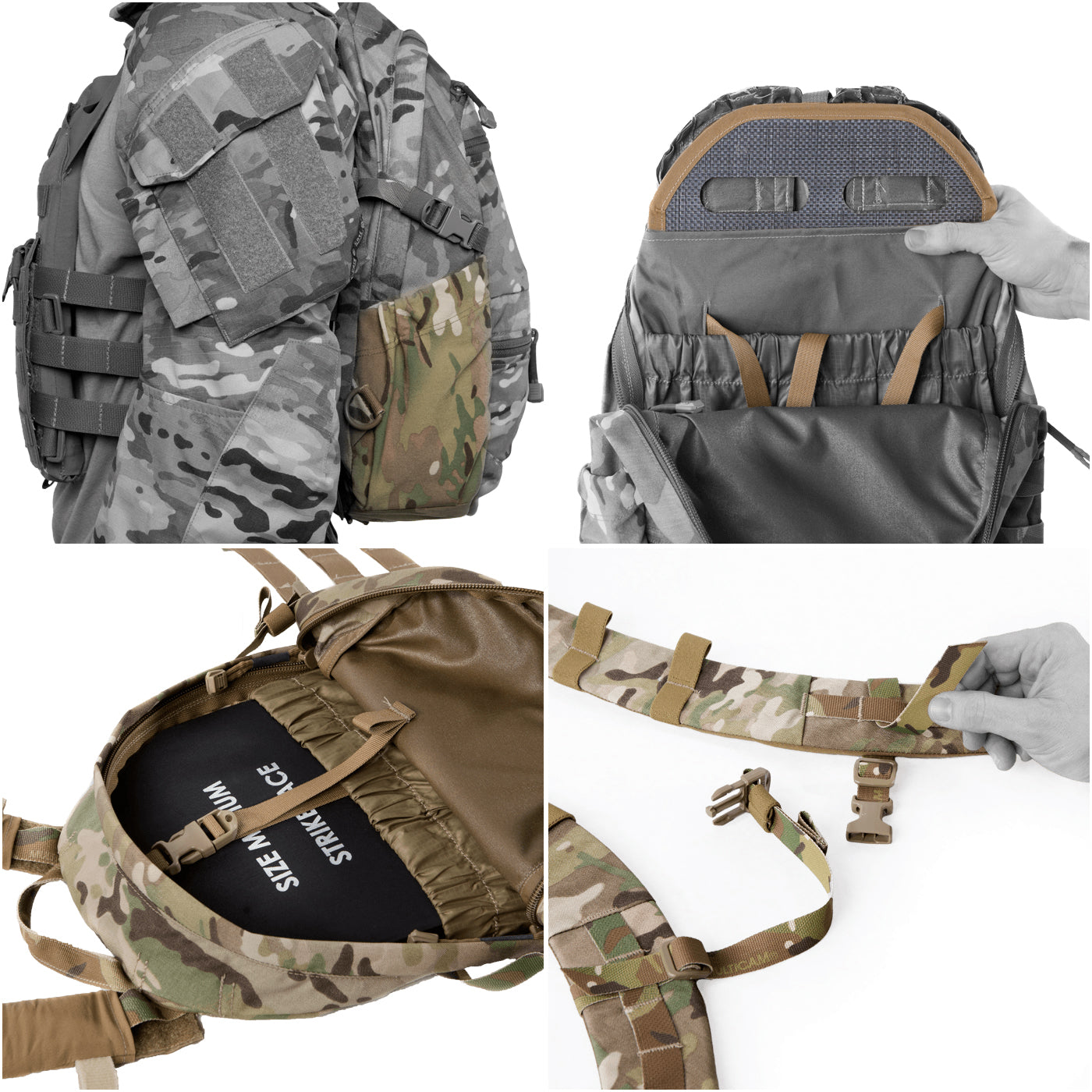 Crye Precision AVS 1000 Pack - Tactical Military Backpack | Made in USA | Multiple Color Options | Durable & Waterproof for Outdoor, Hiking & Airsoft
