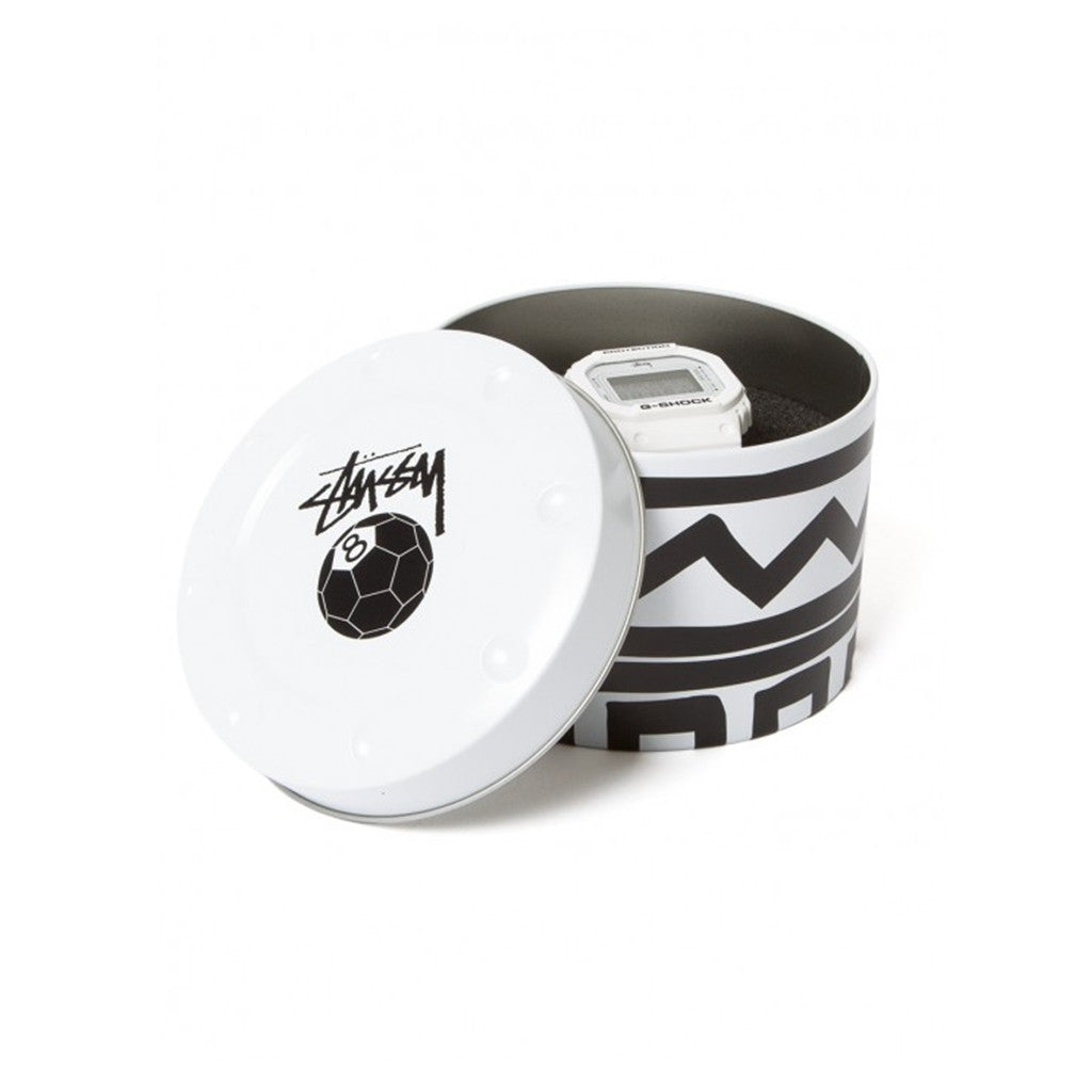 STUSSY x CASIO G-Shock DW5600 NTRNTNL Soccer Collection Watch - Digital Sports Watch with Shock Resistance & Waterproof - Perfect for Soccer Fans, Streetwear Enthusiasts & Outdoor Adventures