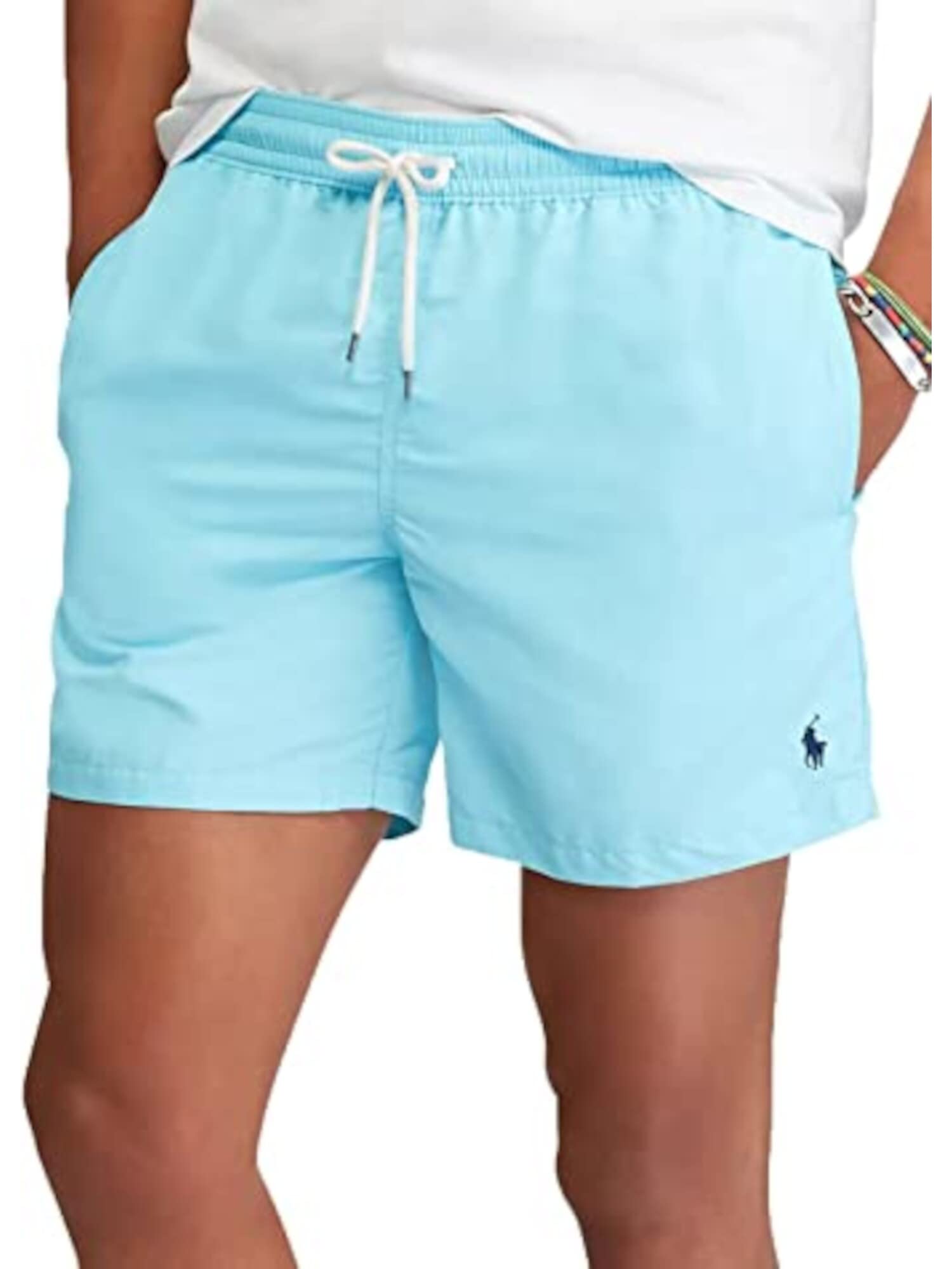 Polo Ralph Lauren Men's Traveler Swim Shorts - Hammond Blue, 2XL - Quick-Dry, Comfortable Swim Trunks for Beach, Pool & Vacation