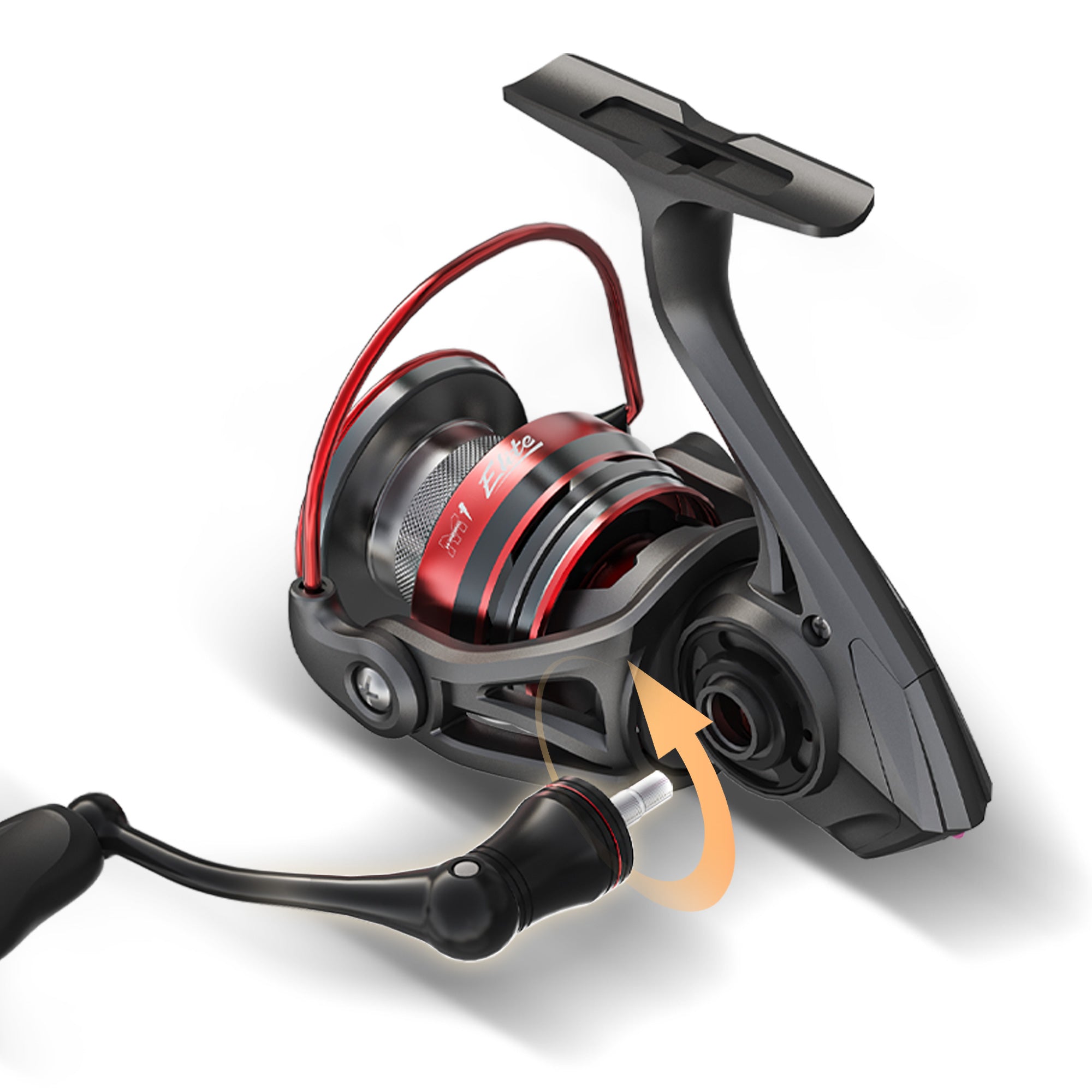 M1 Elite Spinning Reel - High Performance Fishing Reel for Saltwater & Freshwater - Smooth Drag System, Lightweight Design - Perfect for Bass, Trout & Saltwater Fishing