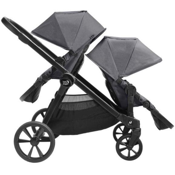Baby Jogger City Select 2 Eco Collection Second Seat Kit with Leatherette Belly Bar - Expandable Stroller Accessory for Twins or Siblings - Perfect for Urban Walking, Shopping & Family Outings