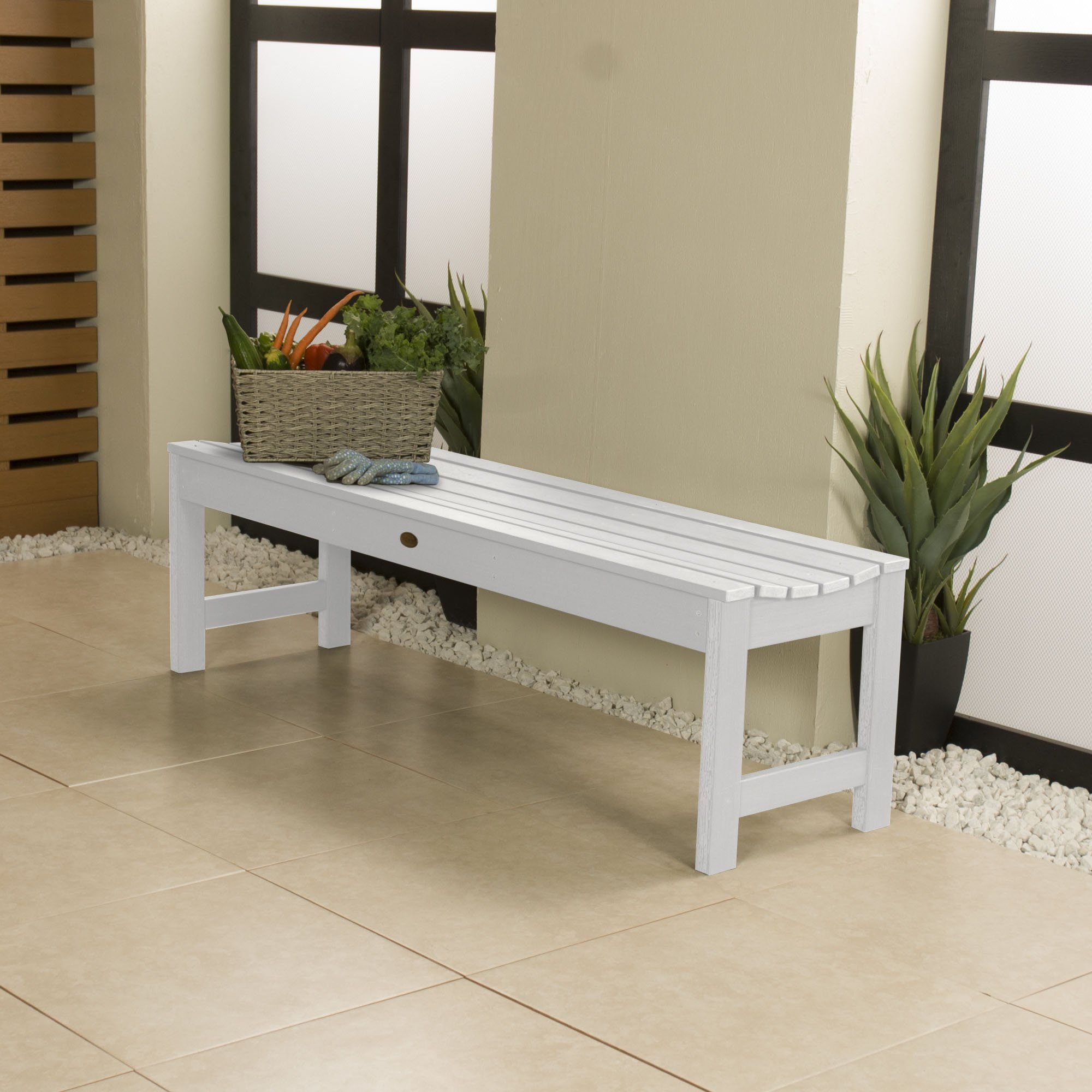 5ft Lehigh Outdoor Picnic Bench - Heavy Duty Wooden Picnic Table for Backyard, Garden, Patio & Camping - Perfect for Family Gatherings, BBQs & Outdoor Dining