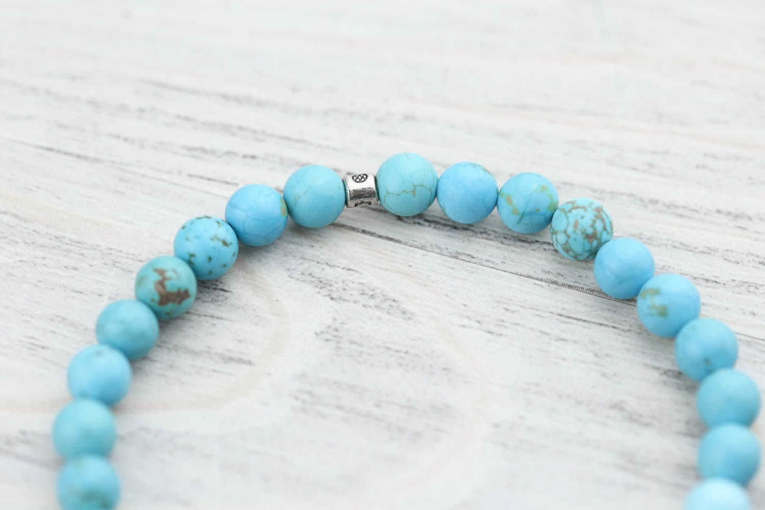 Authentic Healing Turquoise Bracelet for Women & Men | Natural Stone Beaded Jewelry for Meditation, Yoga & Spiritual Wellness
