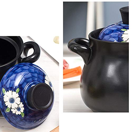 Nordic Round Ceramic Casserole Pot - 4.5L Oven Safe Baking Dish, Saucepan & Cookware for Kitchen - Perfect for Stews, Casseroles & Family Dinners