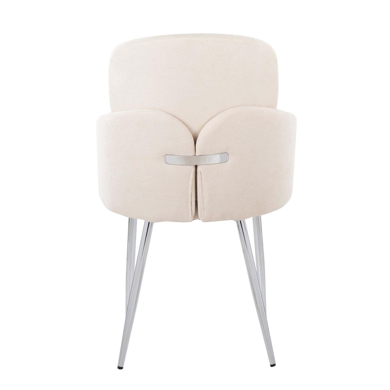 LumiSource Dahlia Upholstered Dining Chairs Set of 2 - Modern Kitchen Chairs for Dining Table, Comfortable & Stylish Seating for Home, Restaurant or Office Use