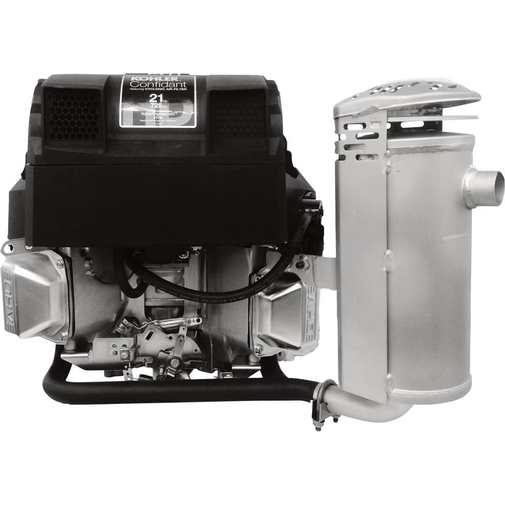 RAParts Vertical-Mount Engine Muffler & Oil Filter - Side Discharge Compatible with Kohler Engines | Perfect for Lawn Mowers, Tractors & Small Engine Maintenance