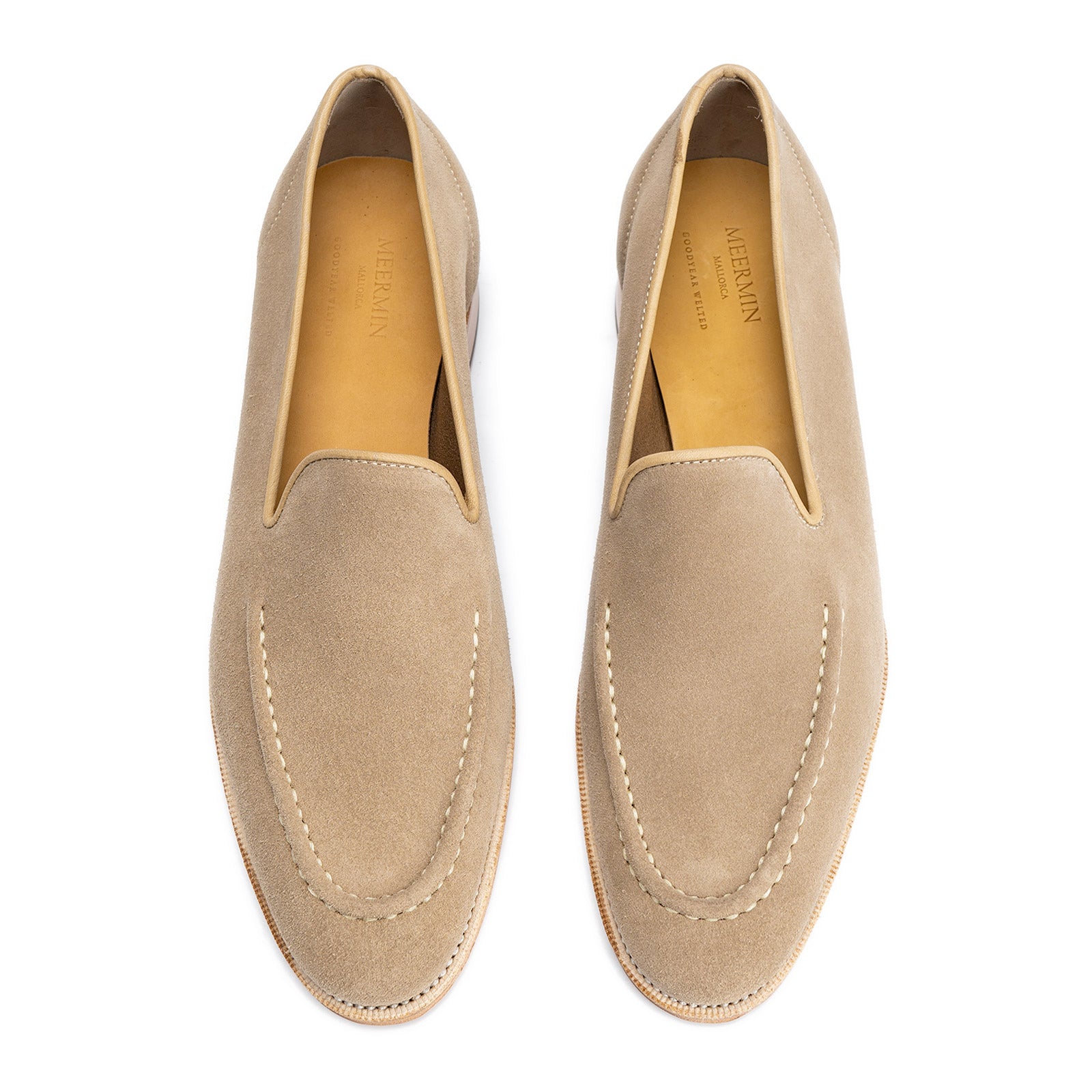 TAUPE SUEDE Women's Comfortable Slip-On Loafers - Soft & Stylish Casual Shoes for Work, Travel & Everyday Wear