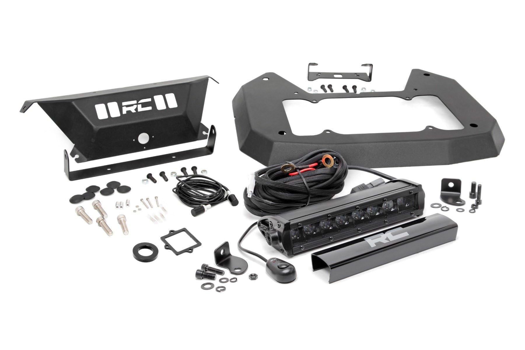 Rough Country LED Spare Tire Carrier Delete Kit for 2018-2024 Jeep Wrangler JL & Gladiator - Heavy Duty Off-Road Accessories - Perfect for Jeep Modifications & Trail Adventures