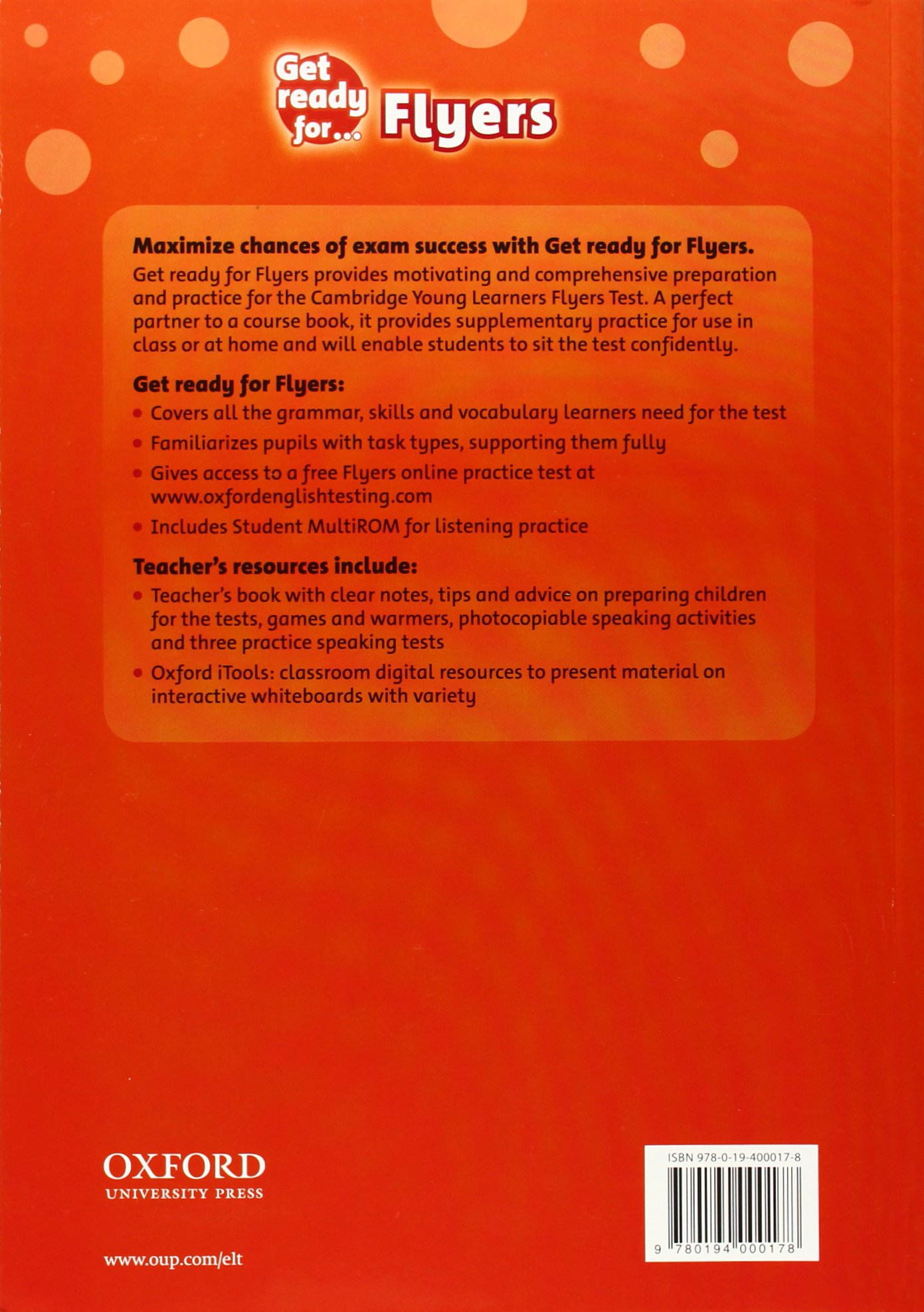 Flyers Exam Preparation Guide - Teacher's Book | ESL Classroom Resources, Young Learners English Teaching Materials, Cambridge YLE Test Prep
