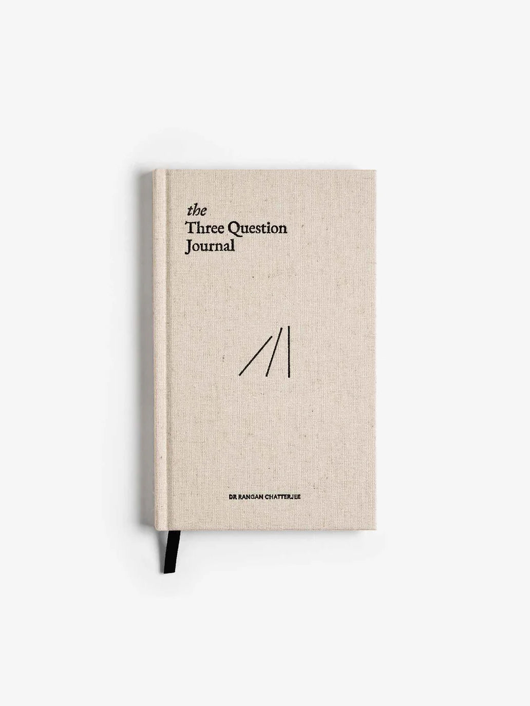 Intelligent Change Dr. Rangan Chatterjee Three Question Journal - Beige | Daily Gratitude & Mindfulness Practice | Perfect for Self-Reflection, Personal Growth & Stress Relief