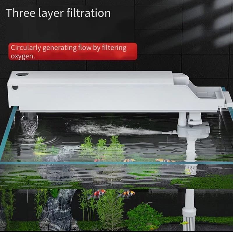 Submersible Sump Pump Fish Tank Filter - 3-in-1 Aquarium Filter Pump with Water Transfer Function (Model GD-400) - Perfect for Freshwater/Saltwater Tanks, Ponds & Hydroponics Systems