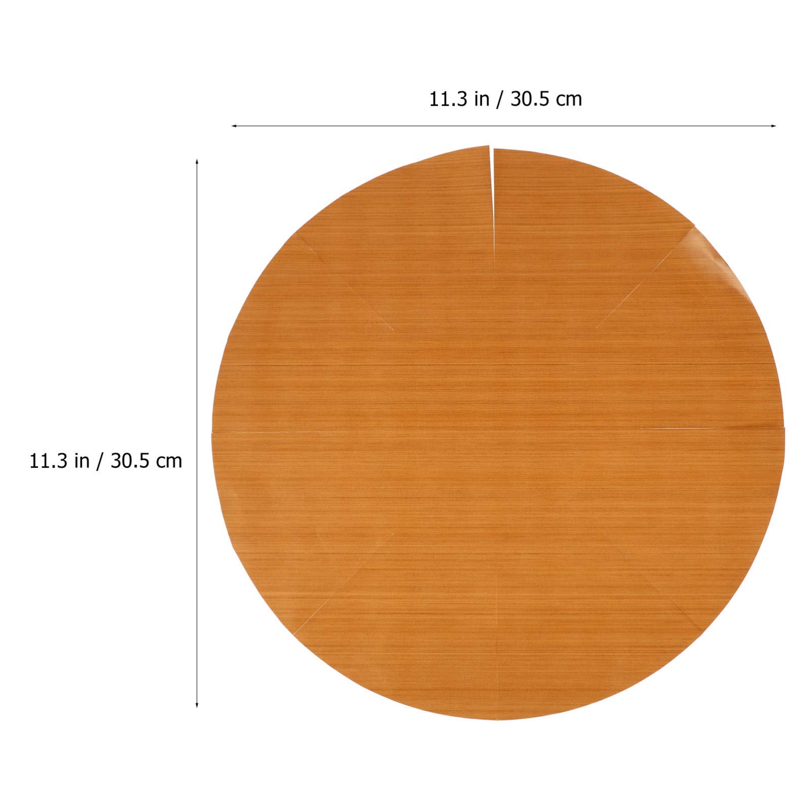 Hemoton 12-Inch Round Non-Stick Baking Parchment Paper - 100pcs Cake Release Mats, Oven Safe Griddle Patty Paper for Baking, Grilling & BBQ - Perfect for Cakes, Cookies, Pizzas & Cheese Crackers
