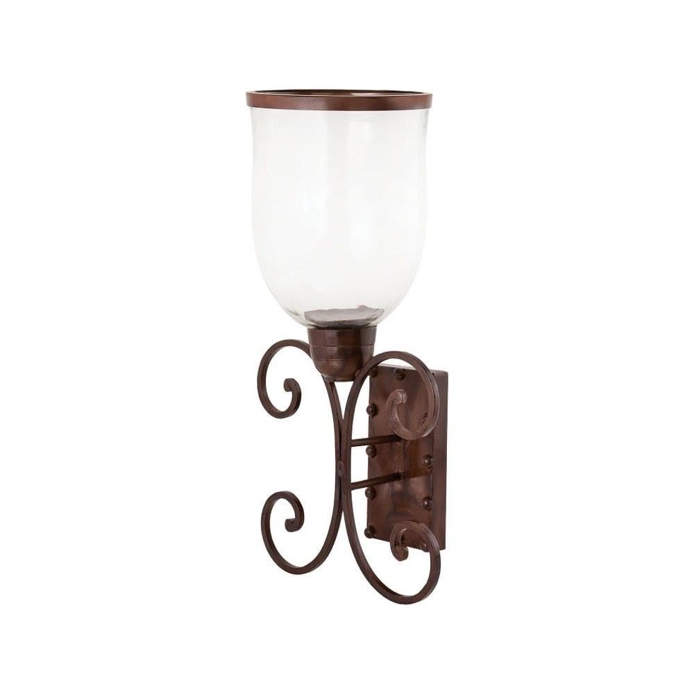 Elk Home 917813 Durango 24.5 Inch Wall Sconce Candle Light - Rustic Farmhouse Decor for Living Room, Bedroom, or Entryway Lighting
