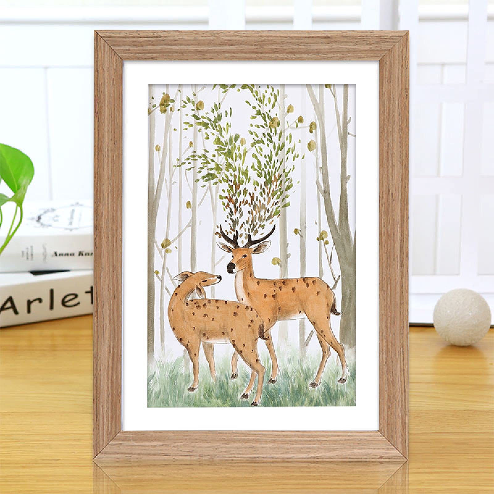LZYMLG 12 Inch Retro Solid Wood Poster Photo Frame - 30.5x25.4cm Wall Mount Picture Frame for Certificates, Art & Home Decor | Perfect for Living Room, Bedroom & Office Display