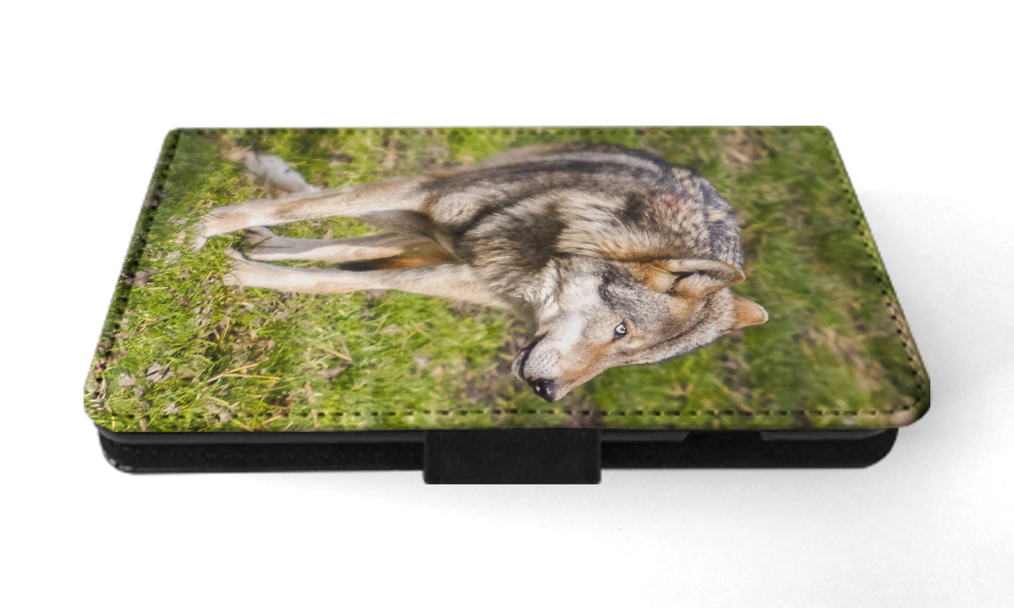 Foxercases Cool Animal Wolf Canine #8 Flip Wallet Phone Case for Samsung Galaxy S23 - Stylish Protective Cover with Card Slots | Perfect for Daily Use, Travel & Outdoor Activities