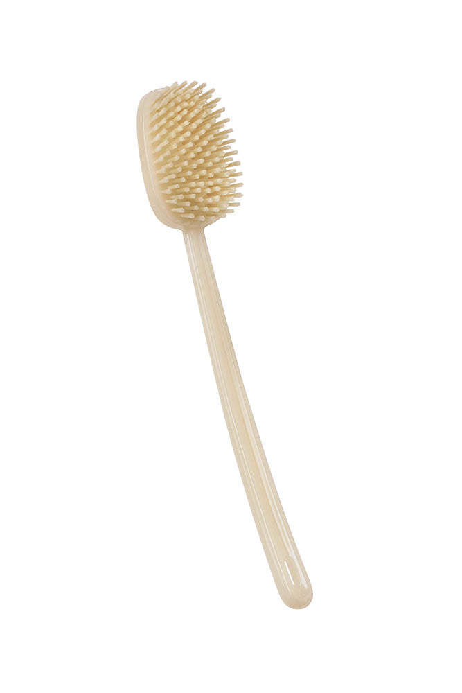 Premium EYE Body Brush for Dry Brushing - Exfoliating & Lymphatic Massage - Ivory Handle - Perfect for Cellulite Reduction, Skin Detox & Spa Relaxation at Home