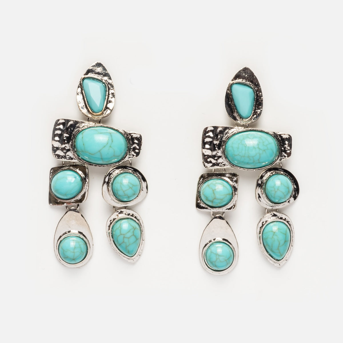 Multi Stone Earrings for Women - Elegant Handmade Dangle & Drop Earrings with Gemstones | Perfect for Weddings, Parties & Everyday Wear