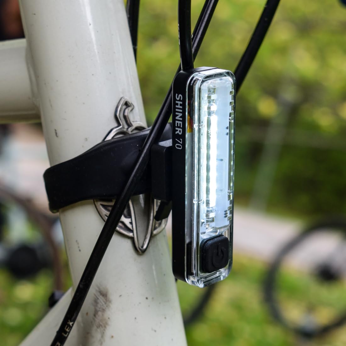 Planet Bike Shiner 70 USB Rechargeable Bike Light Set - Front & Rear Safety Lights for Night Cycling, Commuting, and Outdoor Adventures (Black)
