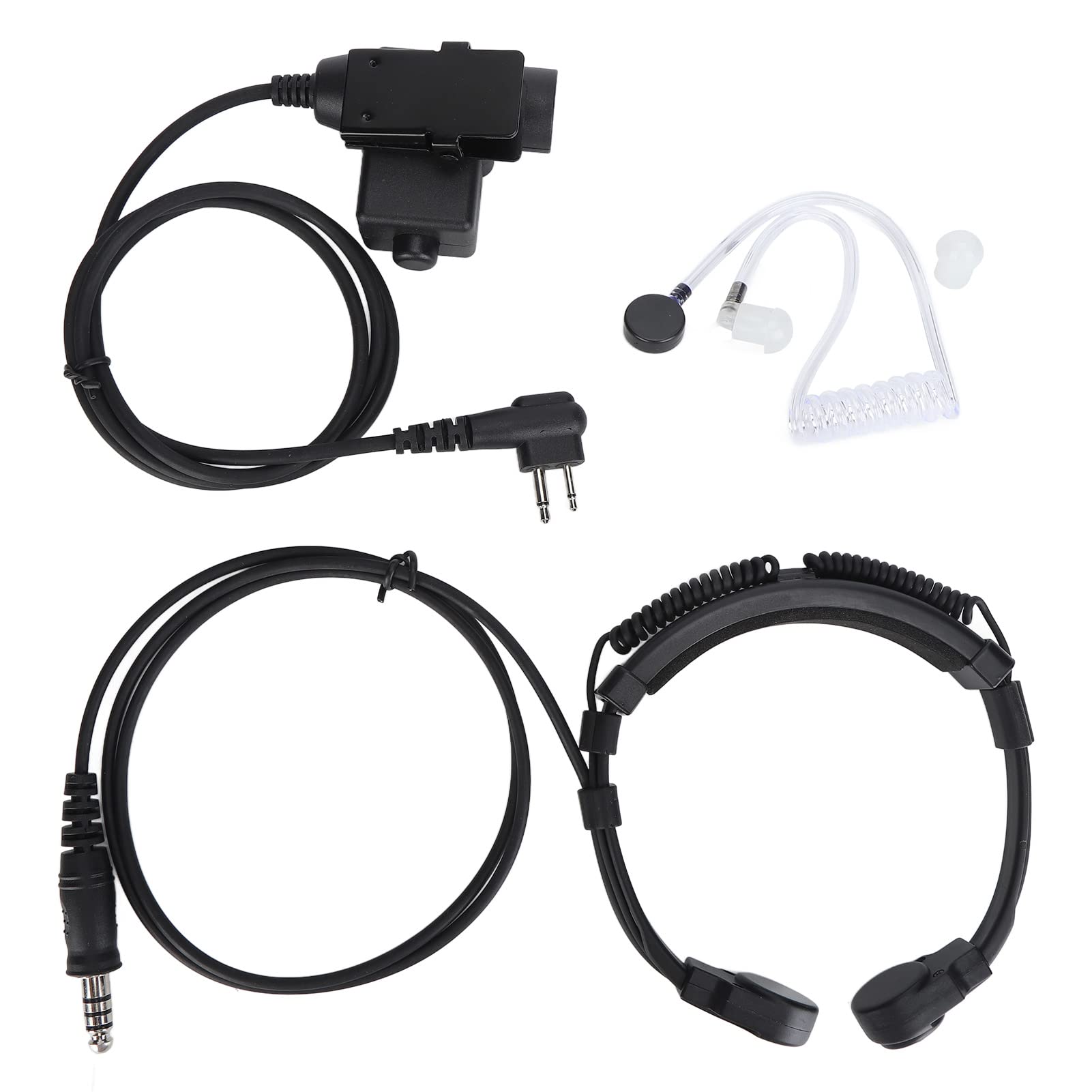 Military Tactical Headset Adapter - U94 PTT System with 2 Pin 7.1mm Plug for Walkie Talkie Communication | Outdoor, Airsoft, Hunting & Survival Gear