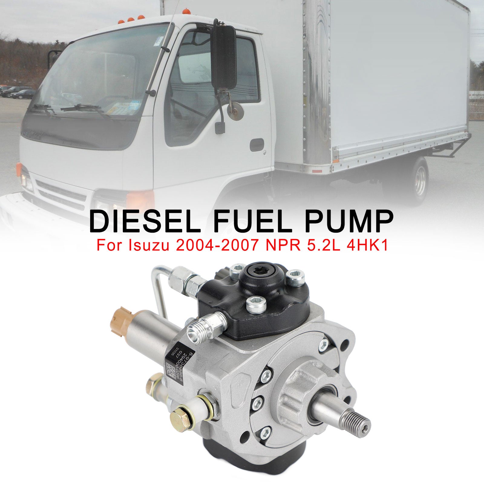 Isuzu 5.2L NPR 4HK1 Diesel Engine Fuel Pump 2940000267 (Replaces 2940000266) - Fast FedEx Express Shipping - Perfect for Commercial Trucks & Fleet Maintenance
