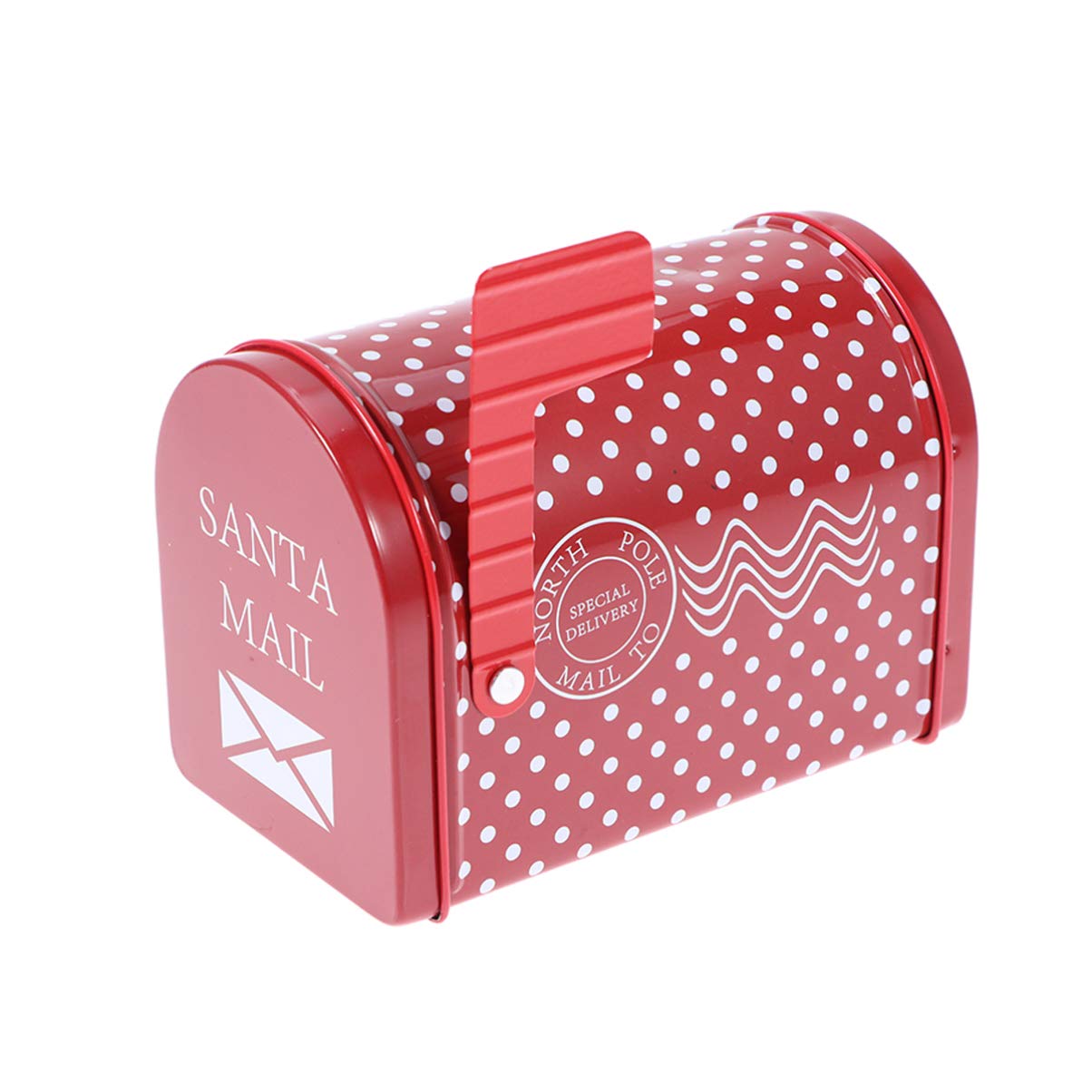 Vintage Mailbox-Shaped Candy Tin - Decorative Metal Cookie & Candy Container for Weddings, Birthdays & Parties | Perfect for Wedding Favors, Party Decor & Gift Boxes