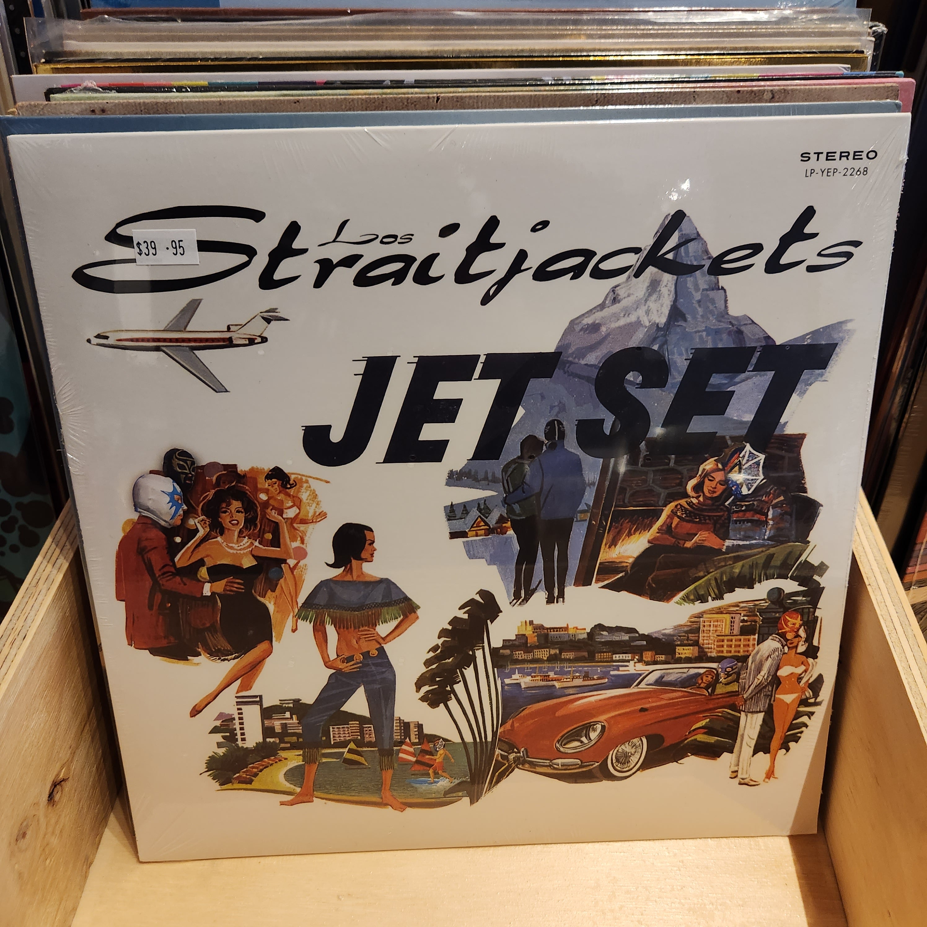 Los Straitjackets Jet Set Vinyl LP Record - Classic Surf Rock Music for Collectors & Music Lovers - Perfect for Home Listening, Parties & Gifts
