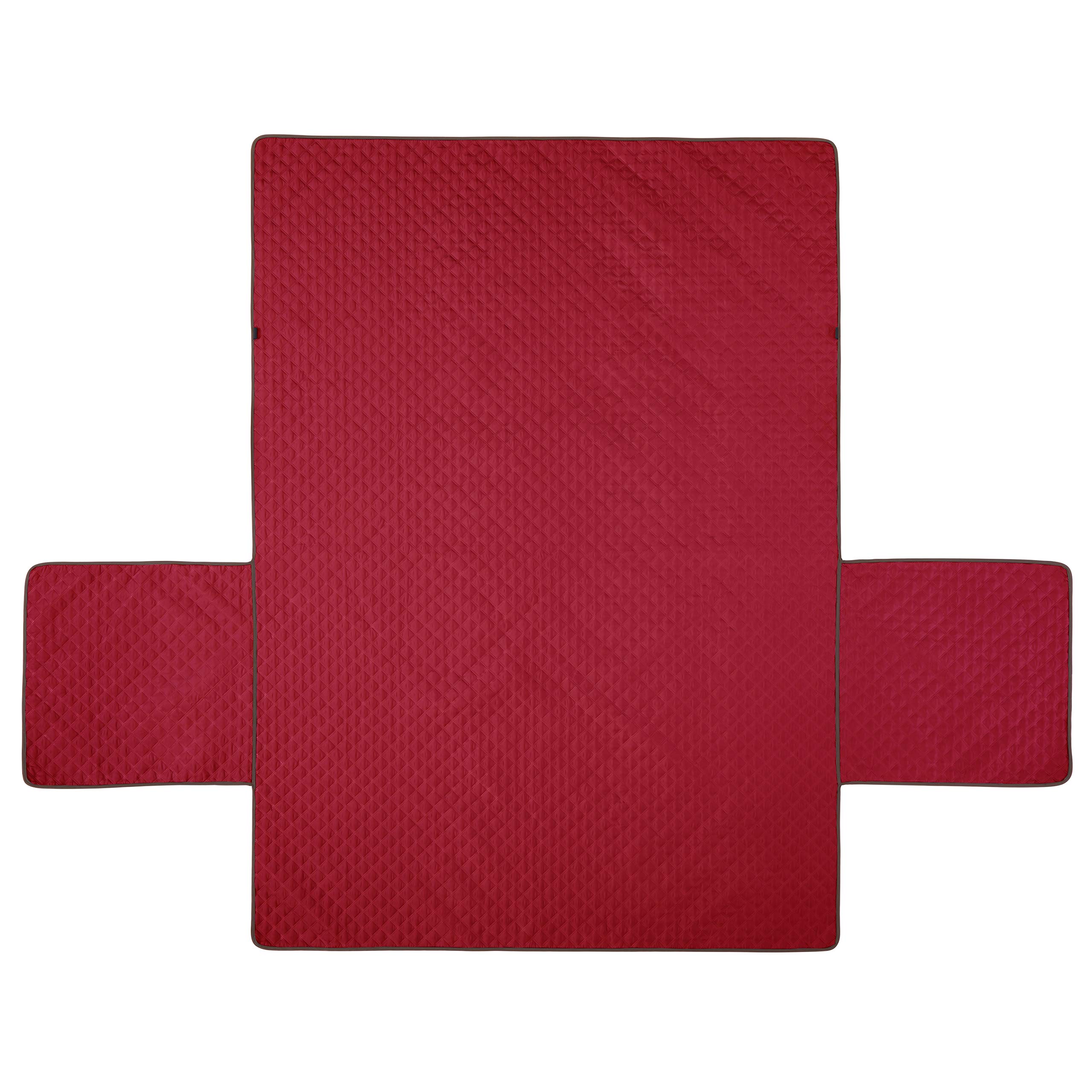 Cover Bonanza Indoor Loveseat Slipcover 54x21x25 Inch Red/Brown - Perfect for Living Room, Bedroom, or Office Sofa Protection