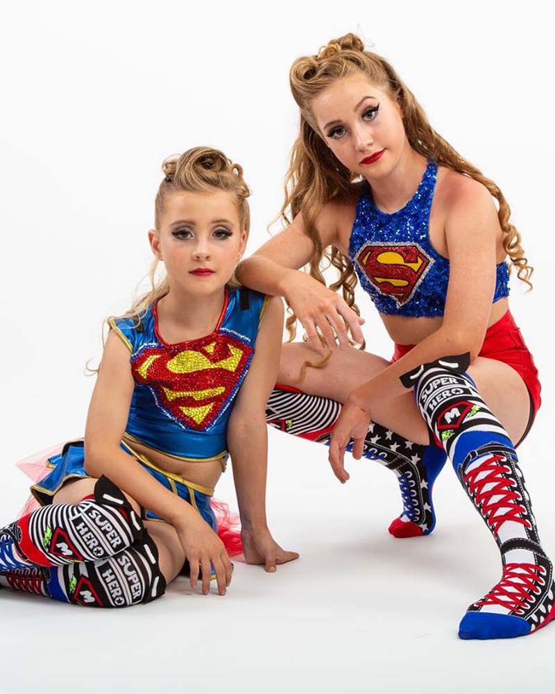 MadMia Superhero Socks for Men & Women - Cool Comic Book Character Socks - Gift for Superhero Fans - Perfect for Cosplay, Halloween & Everyday Wear