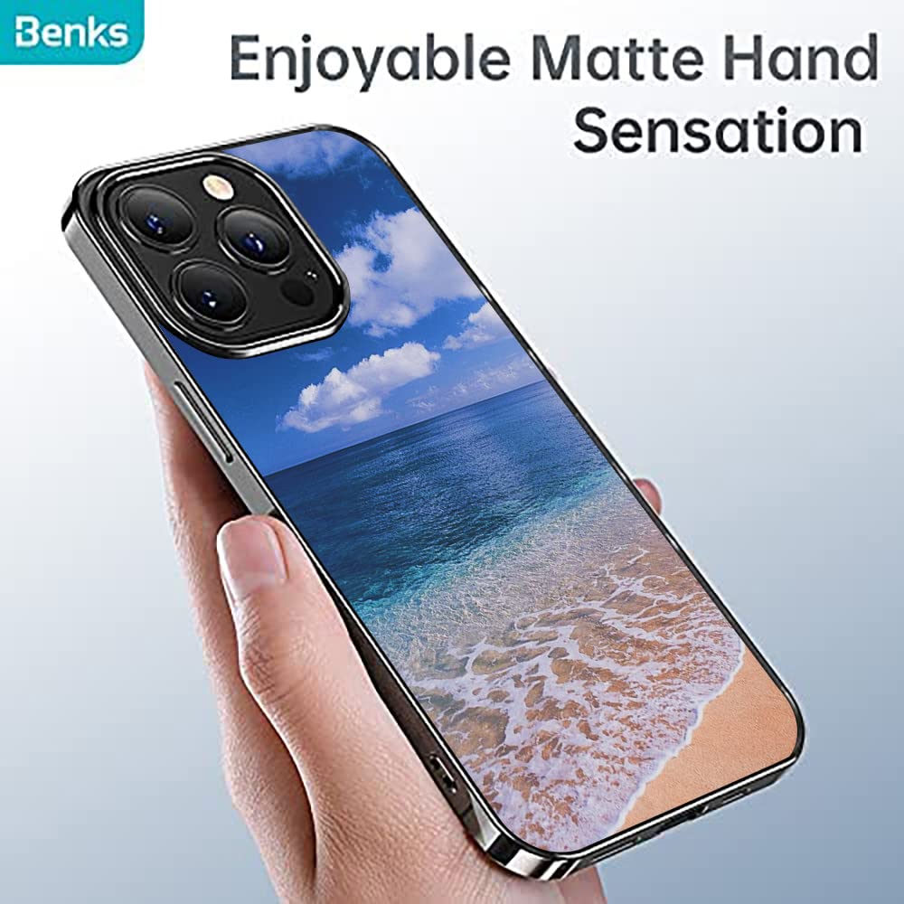 iPhone 12 Pro Max Case - Summer Beach Blue Sky TPU Clear Protective Cover | Shockproof Slim Design for Men & Women | Perfect for Vacation, Travel & Outdoor Activities