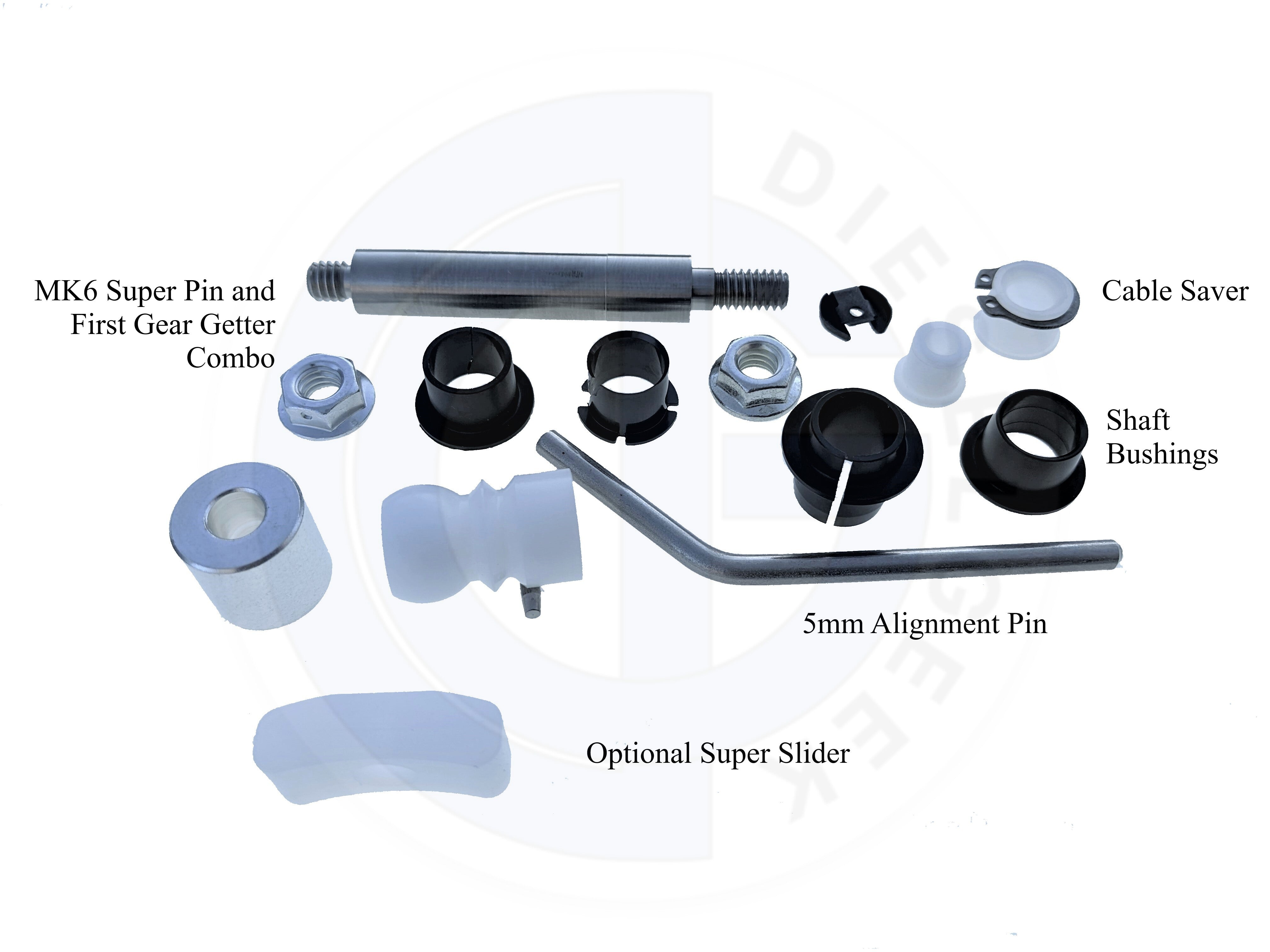 Premium Shifter Bushing Kit for 2008+ VW MK5 & MK6 GTI Golf Jetta - Improve Gear Shifting Performance for Racing & Daily Driving