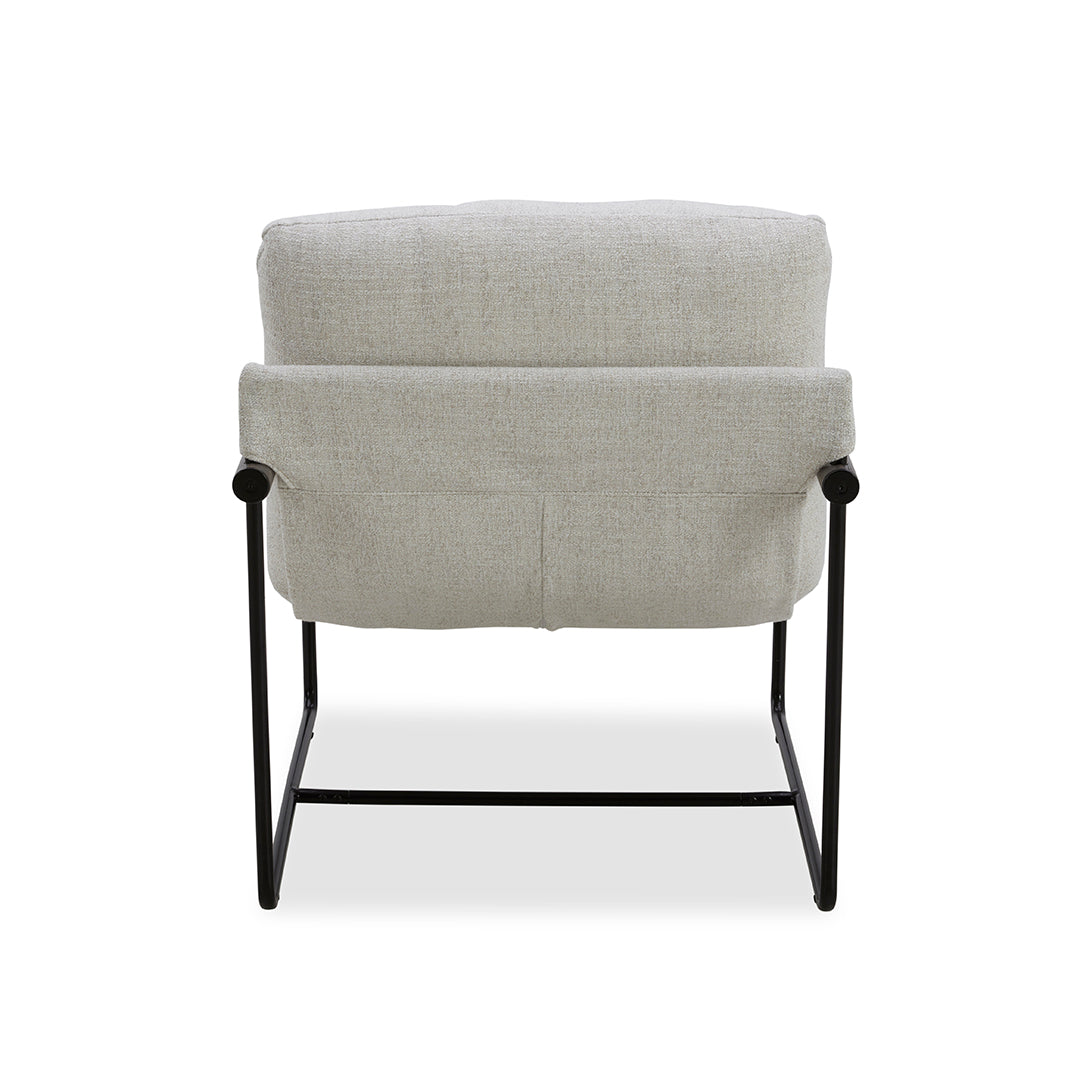 Nate Accent Chair - Modern Upholstered Lounge Chair for Living Room, Bedroom, Office - Comfortable & Stylish Home Decor Furniture for Relaxing and Reading