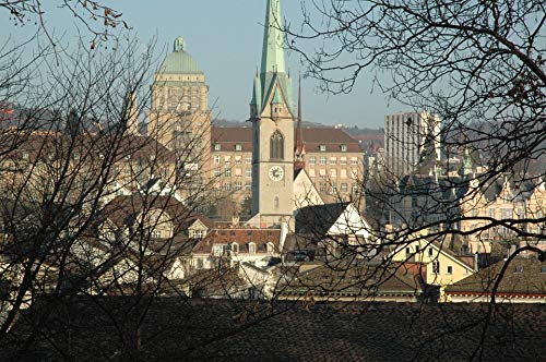 Lindenhof Zurich 20x30 Inch Laminated Poster - Vibrant Colors & High-Quality Print - Perfect for Home, Office & Dorm Decor - Fits Standard Frames