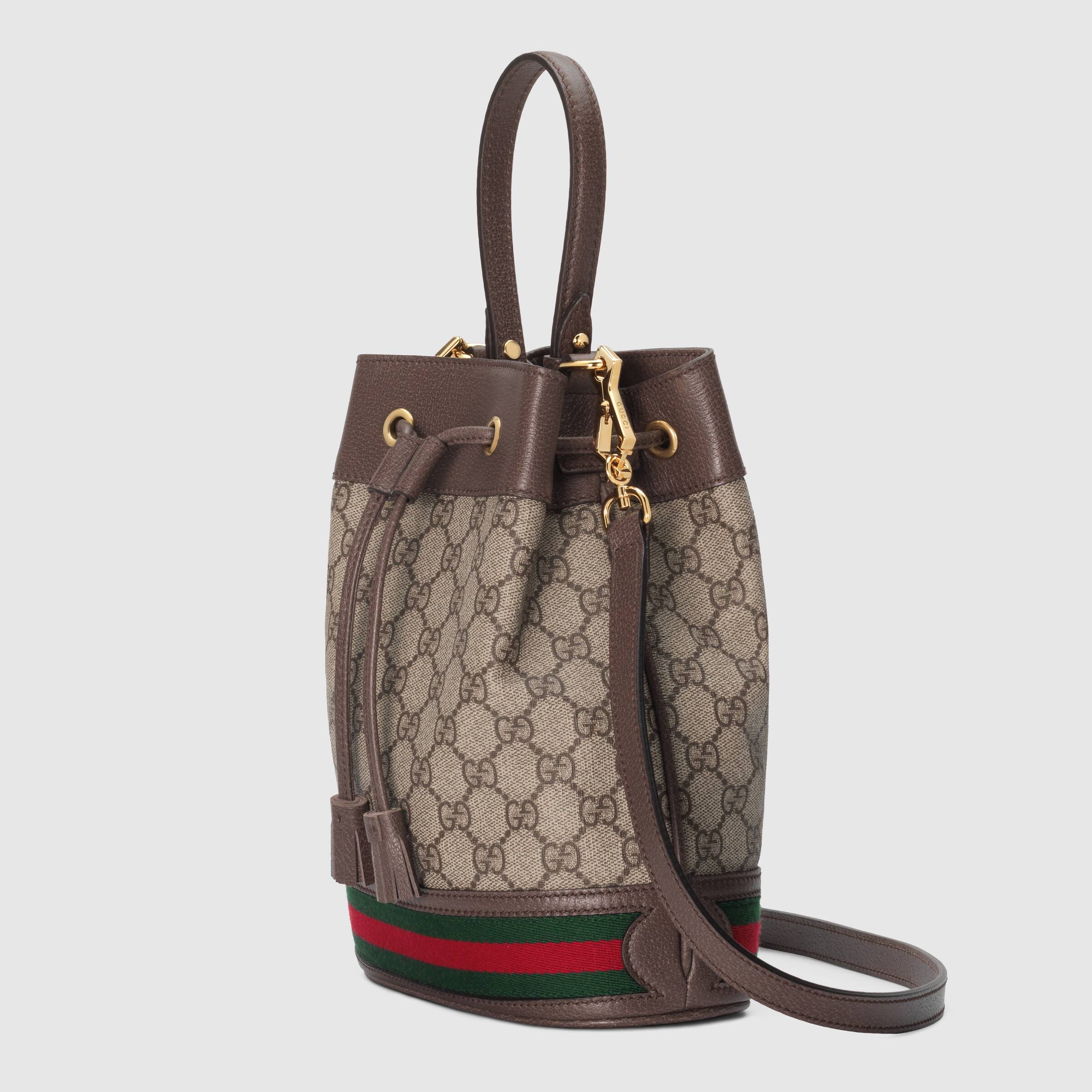 Gucci Small GG Bucket Bag for Women - Luxury Leather Shoulder Handbag - Perfect for Travel, Shopping & Everyday Use
