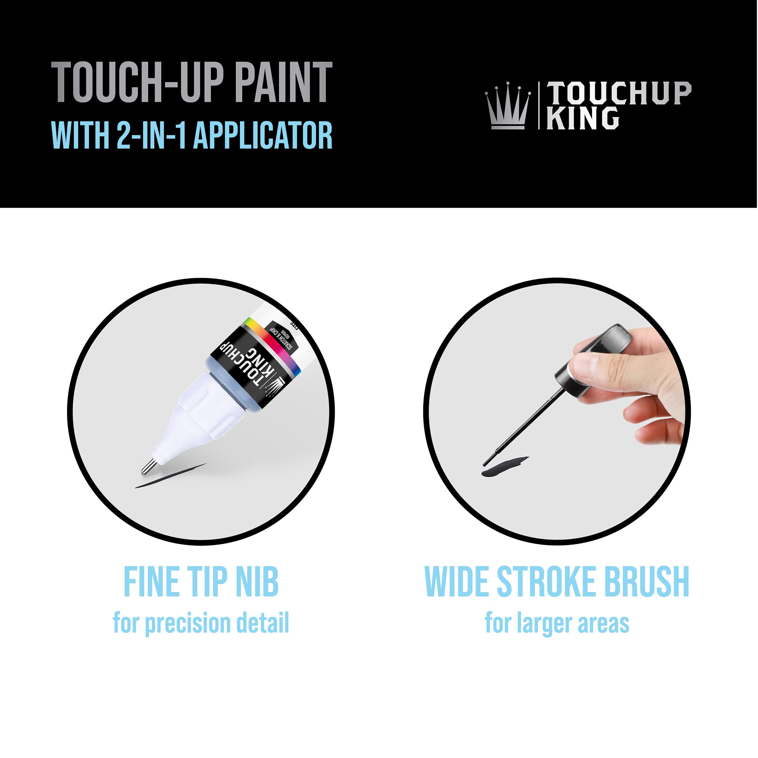 Hyundai Atlas White SAW Paint Pen Brush - Touch Up Paint Marker for Car Scratches & Chips - Perfect for DIY Auto Repair & Detailing