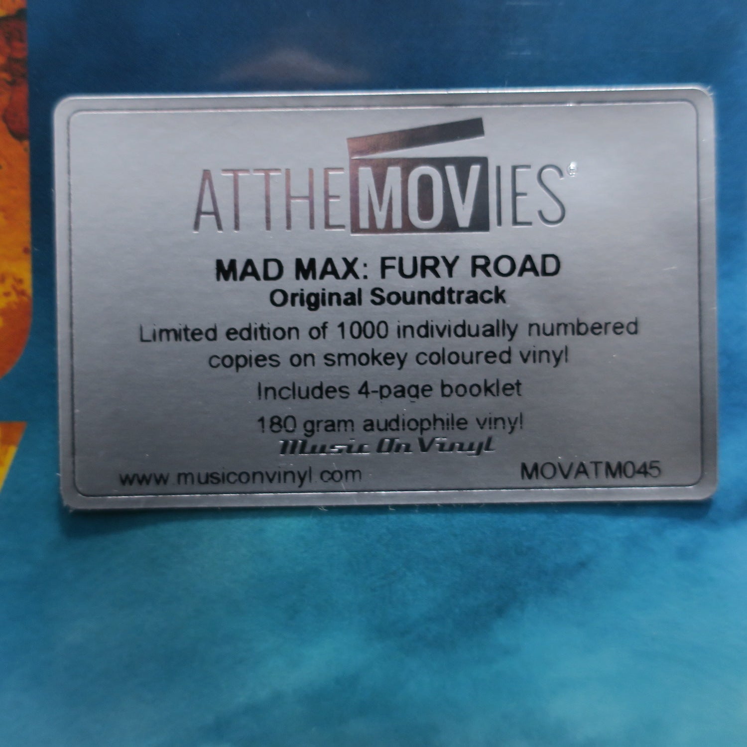 Mad Max: Fury Road Original Motion Picture Soundtrack - Limited Edition Smokey Vinyl 2LP Record for Movie Lovers & Collectors - Perfect for Home Theater, Gaming Setup & Vinyl Collections