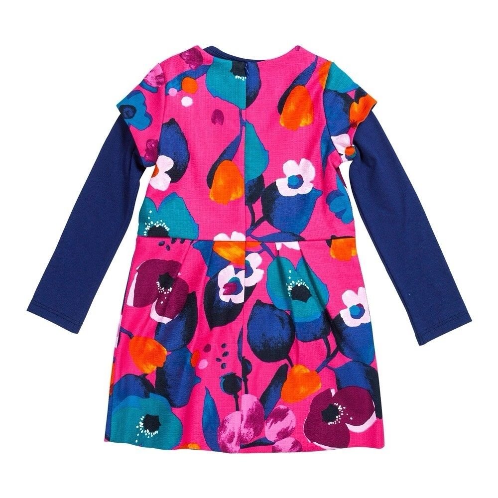 Catimini Girls' Short Sleeve Tee & Floral Dress Set - Cute Matching Outfit for Toddler Girls | Perfect for Birthday Parties, Family Photos & Special Occasions