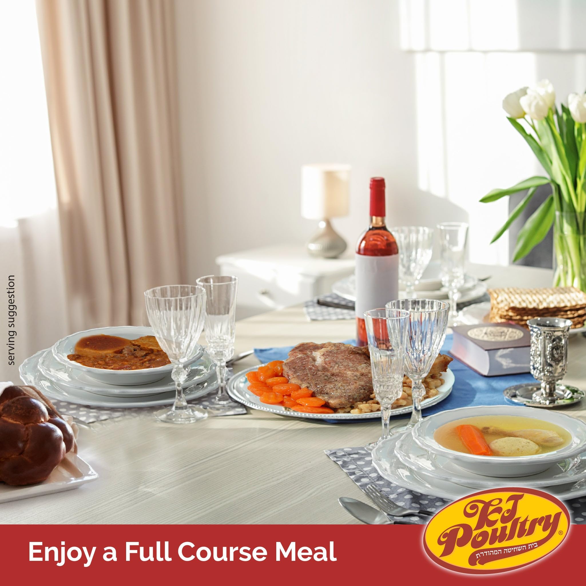 Kosher Ready Meals - Shabbos Beef Variety (6 Pack) Fully Cooked Shelf-Stable Entrees | Microwaveable Kosher Dinners for Travel, Camping, Emergency Food Supply & Military Rations | High Protein Meal Prep for Jewish Holidays & Outdoor Adventures