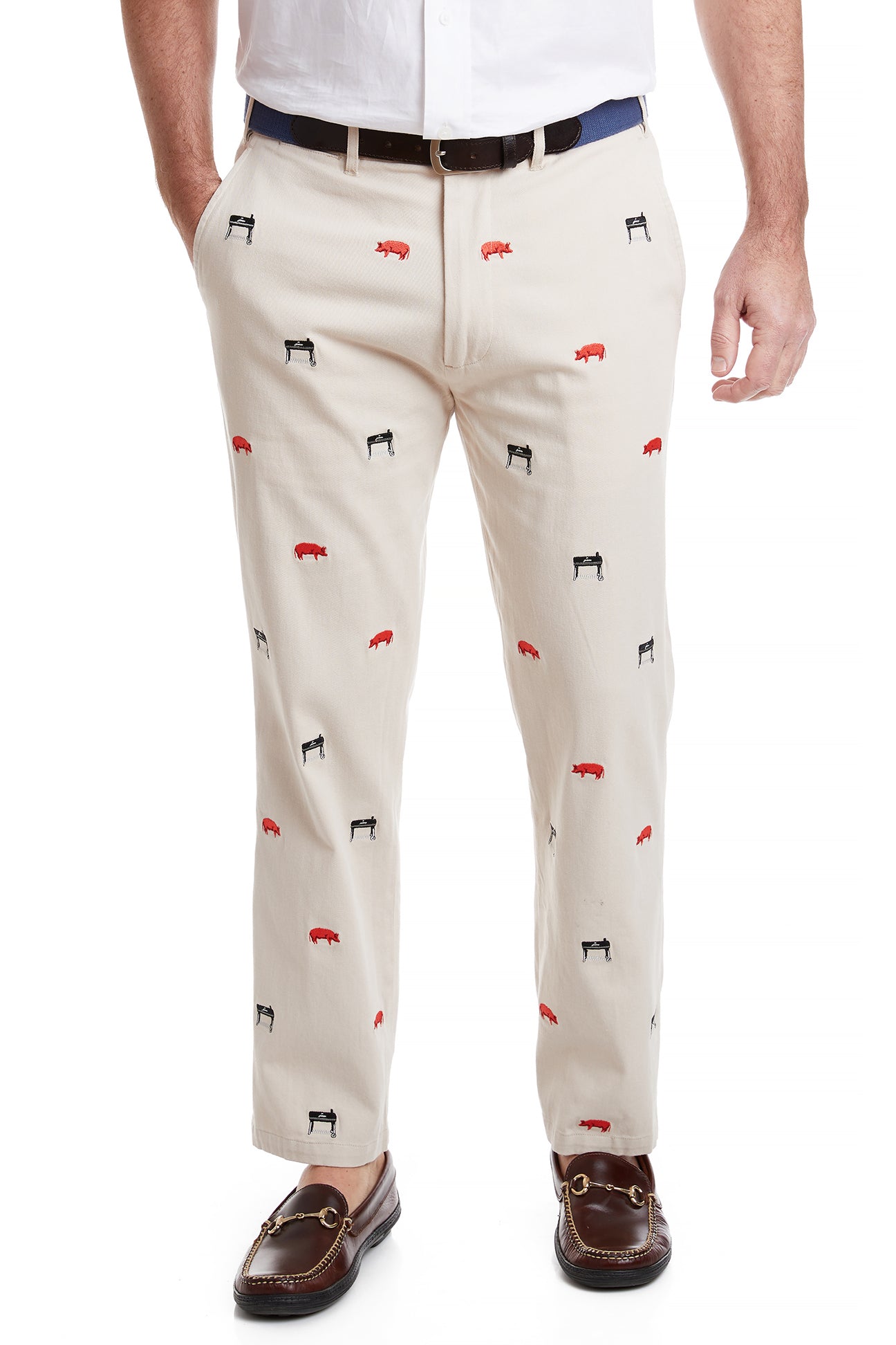 Stretch Twill Harbor Pants for Men - Comfortable & Durable Stone Wash Trousers - Perfect for BBQ, Grilling & Outdoor Cooking