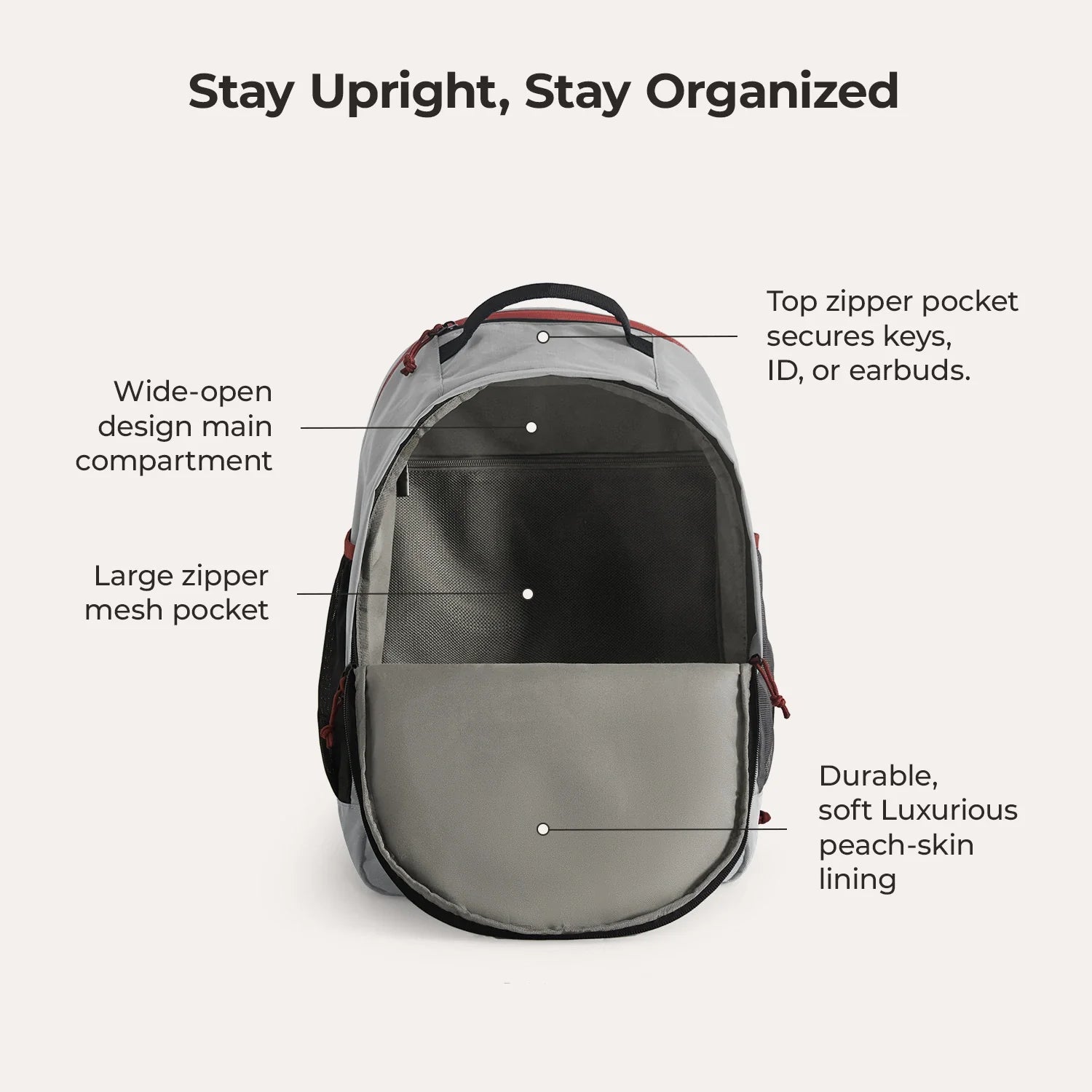 15.6 Inch Laptop Backpack for Men & Women - Waterproof Travel Backpack with USB Charging Port - Perfect for Work, School, and Business Trips