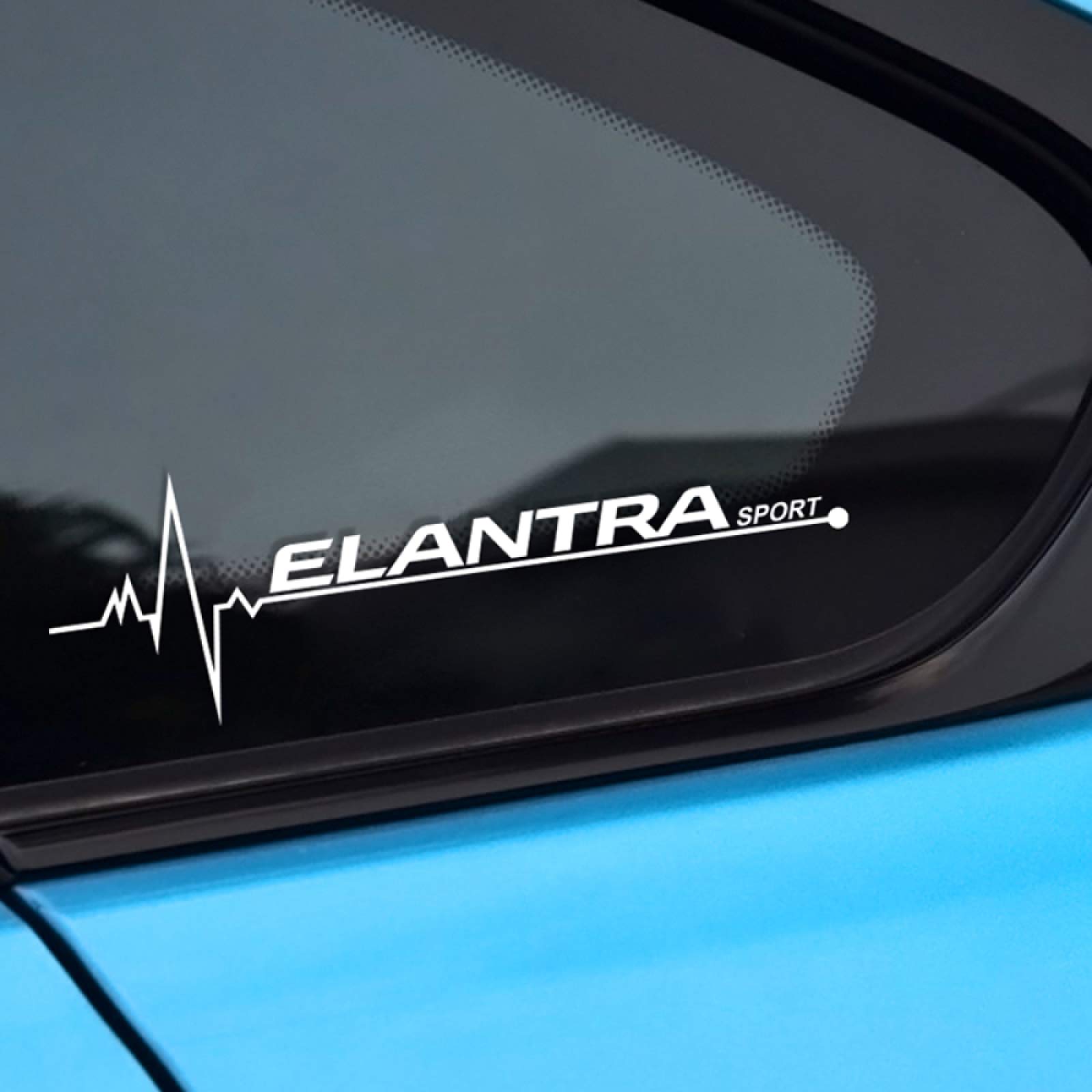 2PCS Hyundai Elantra Car Side Window Stickers - Captivating Auto Decals for Car Window Decoration | Perfect for Personalizing Your Ride & Enhancing Vehicle Aesthetics
