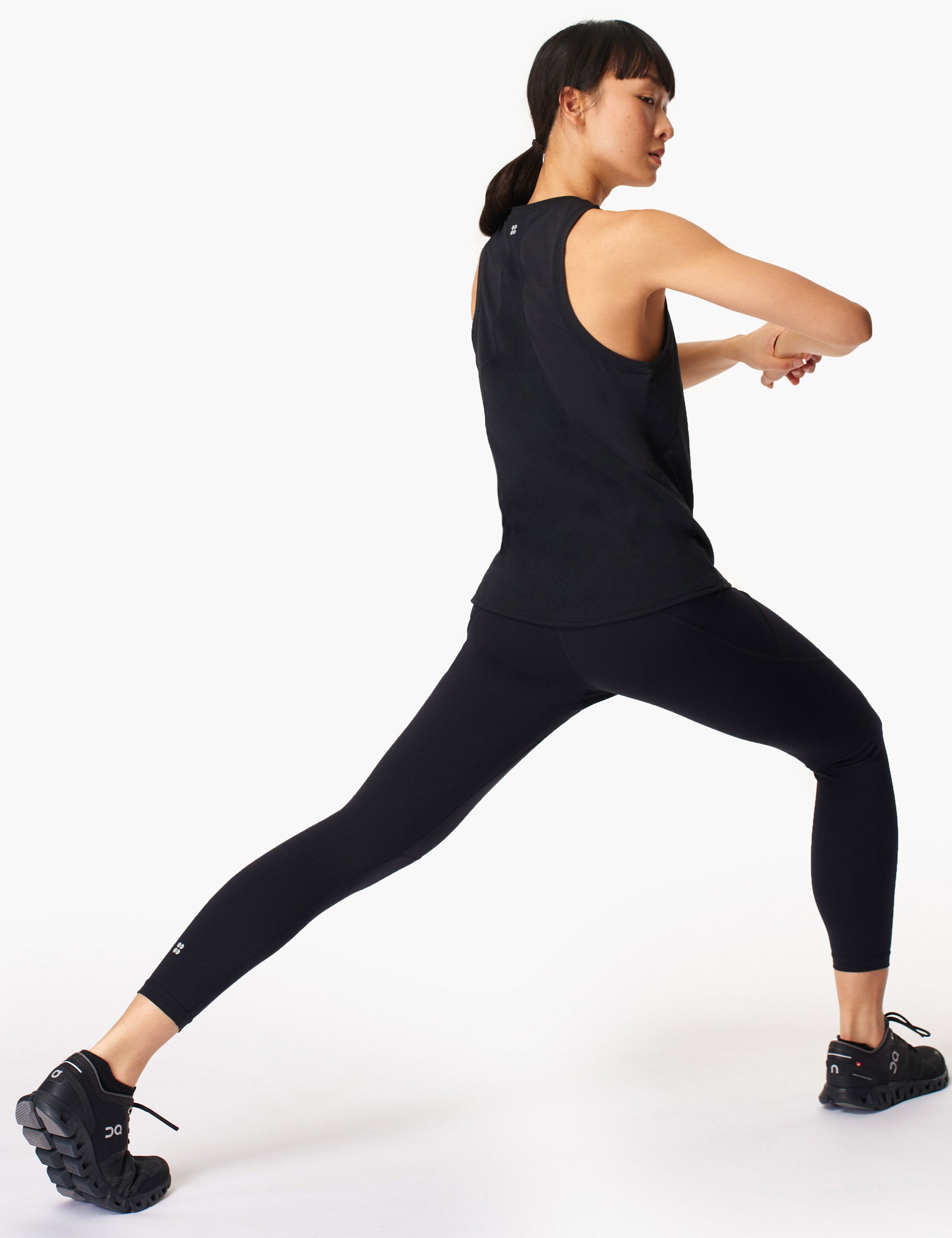 Power 7/8 Gym Leggings for Women - High Waist Workout Yoga Pants, Moisture Wicking & Squat Proof - Black | Perfect for Yoga, Running, Gym & Lounge Wear