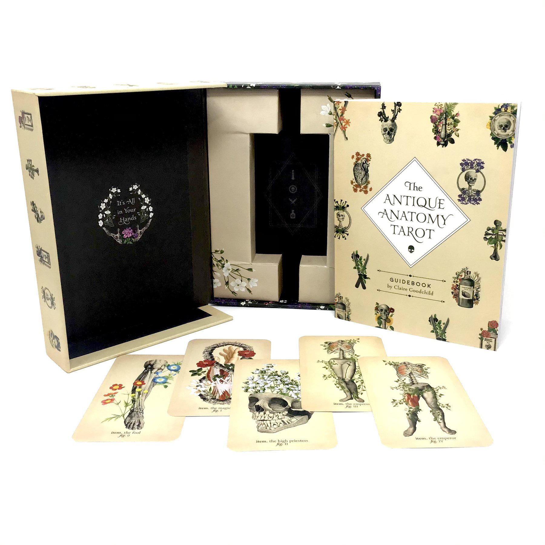 Antique Anatomy Tarot Deck - Vintage Gothic Tarot Cards for Divination & Fortune Telling - Perfect for Psychic Readings, Spiritual Guidance & Collectors