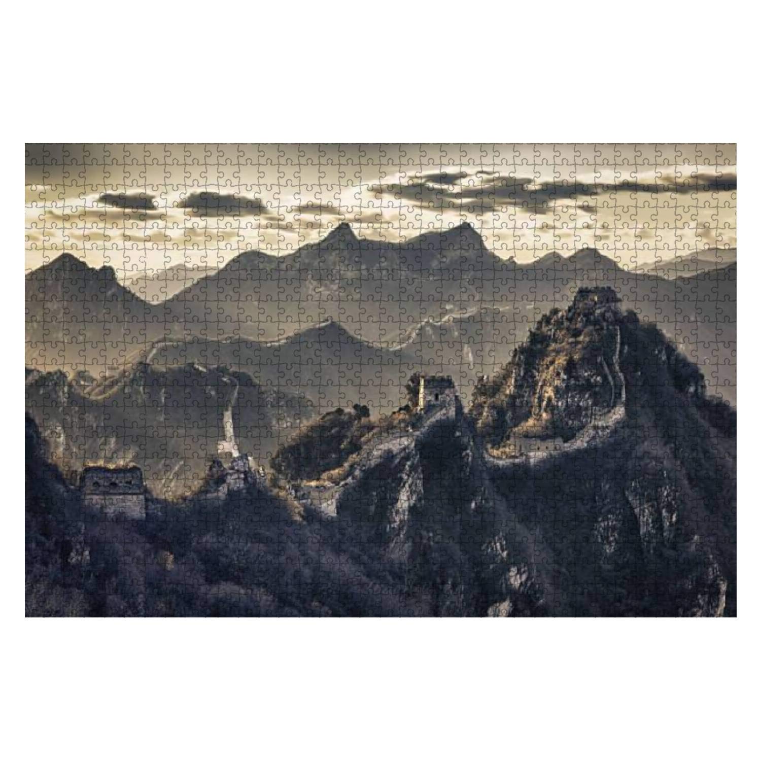 1000-Piece Great Wall of China Jigsaw Puzzle for Adults & Kids - Educational Wooden Puzzle Game, Creative Home Decor | Perfect for Family Bonding, Stress Relief & Classroom Learning Activities